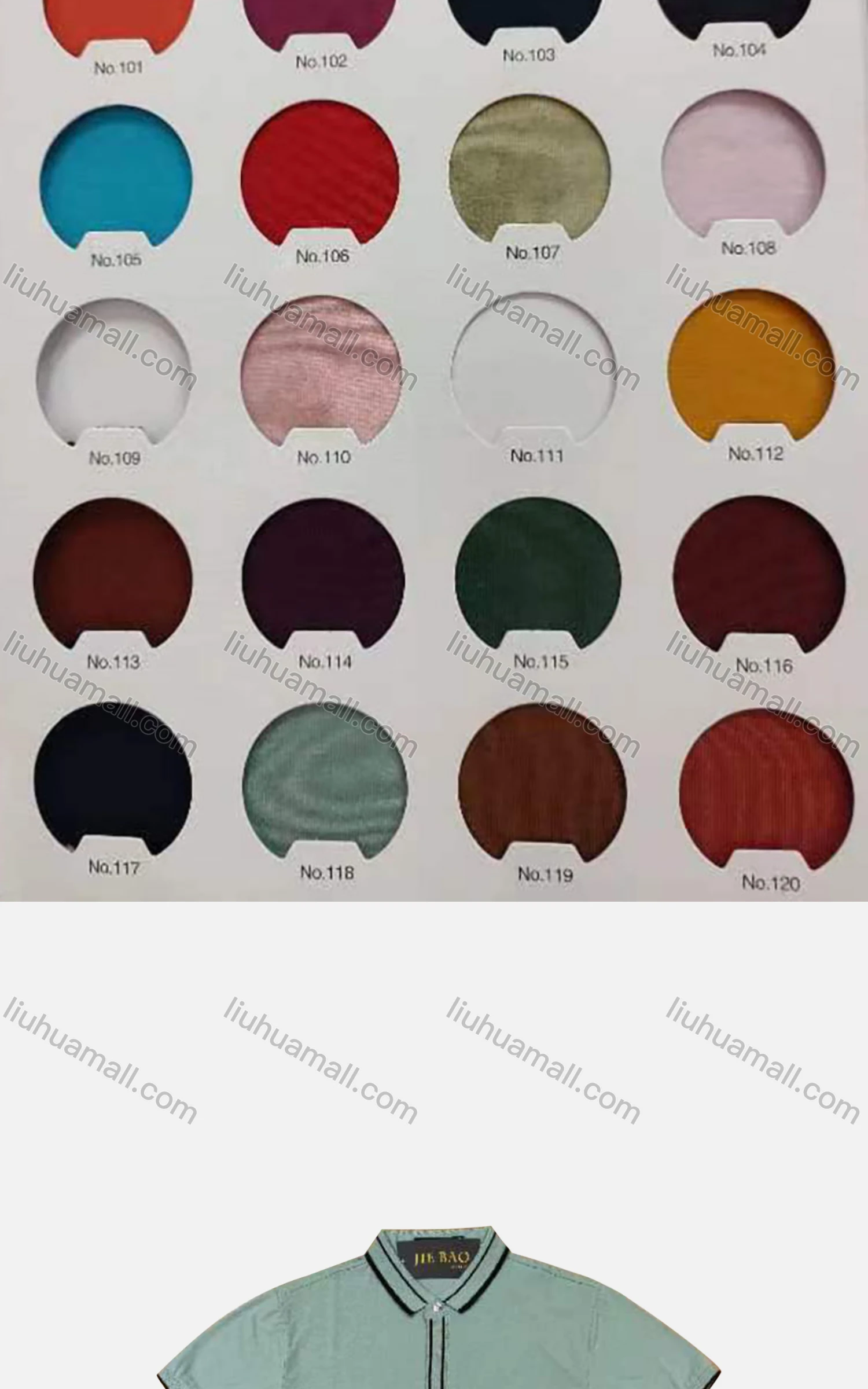 Wholesale Men's Casual Short Sleeve Button Front Striped Trim Polo Shirts - Liuhuamall