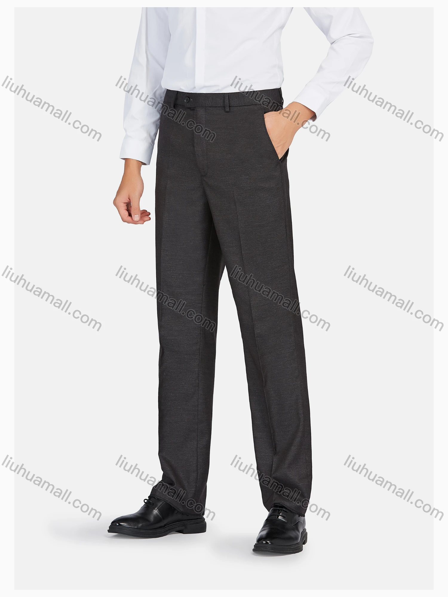 Wholesale Men's Formal Lapel Plain Pockets Blazer & Vest & Pant 3 Pieces Suit Sets - Liuhuamall