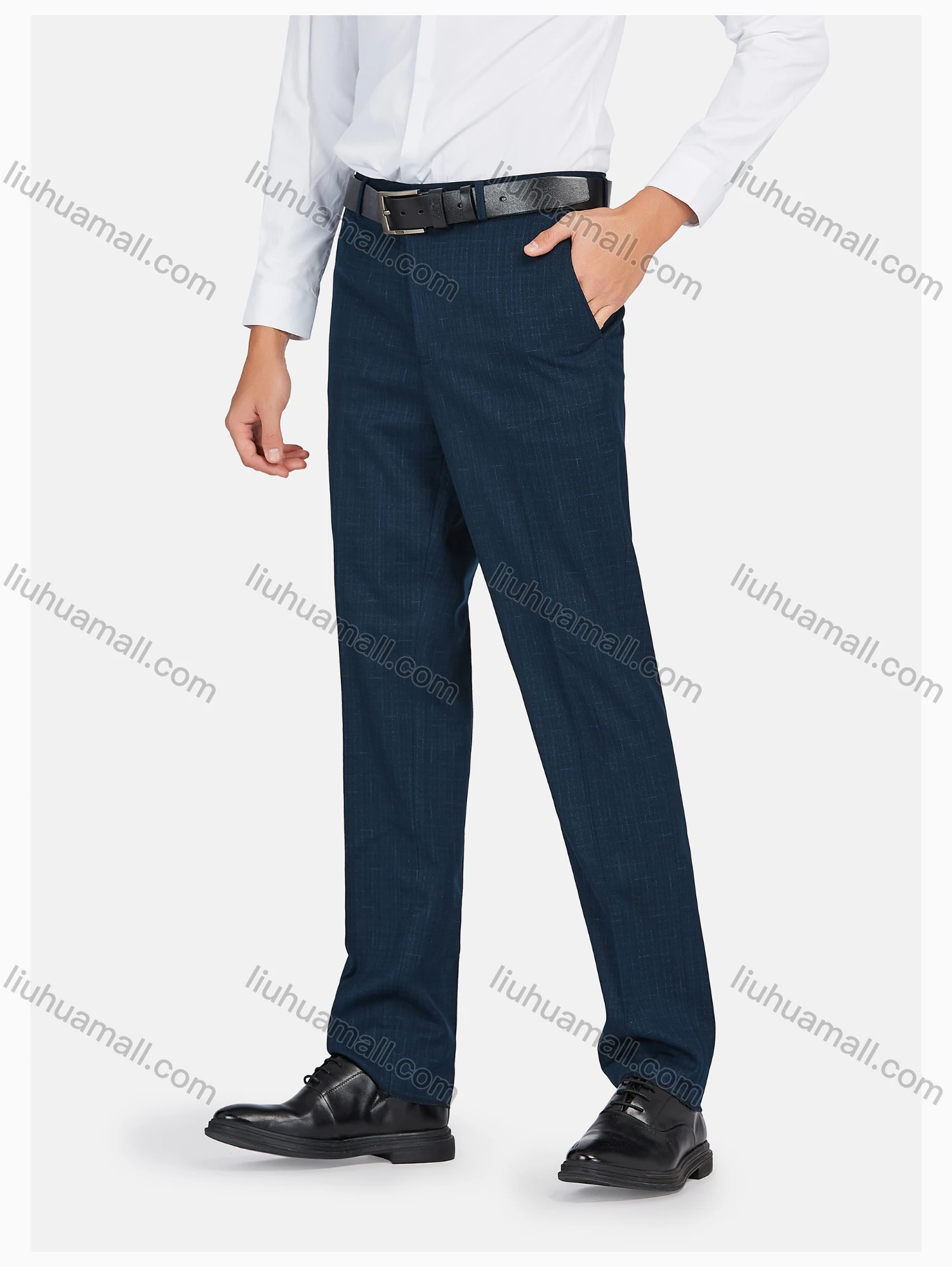 Wholesale Men's Formal Lapel Plain Pockets Blazer & Vest & Pant 3 Pieces Suit Sets - Liuhuamall