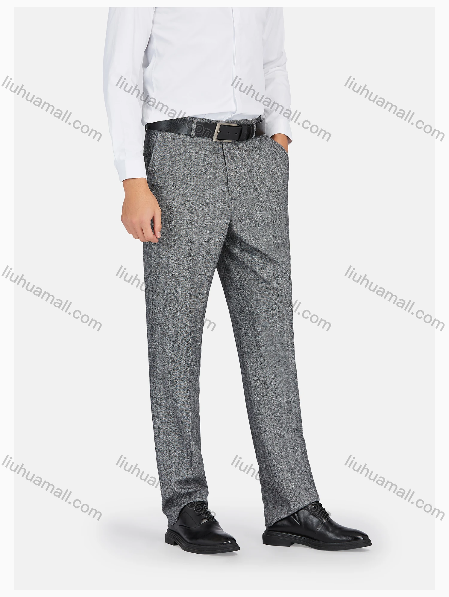 Wholesale Men's Formal Lapel Striped Pockets Blazer & Vest & Pant 3 Pieces Suit Sets - Liuhuamall