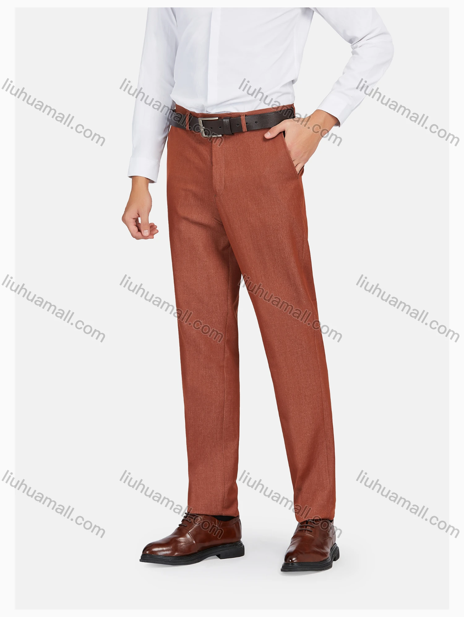 Wholesale Men's Formal Lapel Plain Pockets Blazer & Double Breasted Vest & Pant 3 Pieces Suit Sets - Liuhuamall