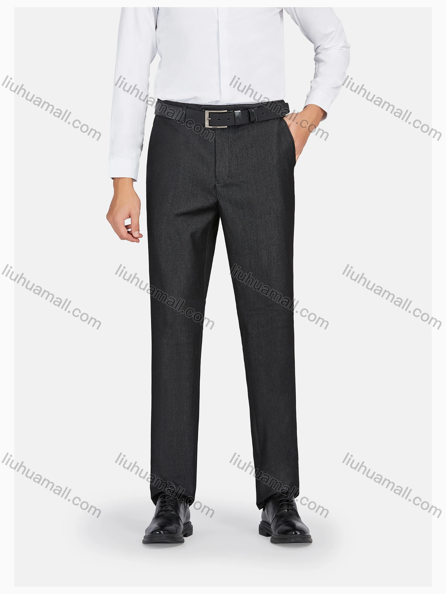 Wholesale Men's Formal Lapel Plain Pockets Blazer & Double Breasted Vest & Pant 3 Pieces Suit Sets - Liuhuamall