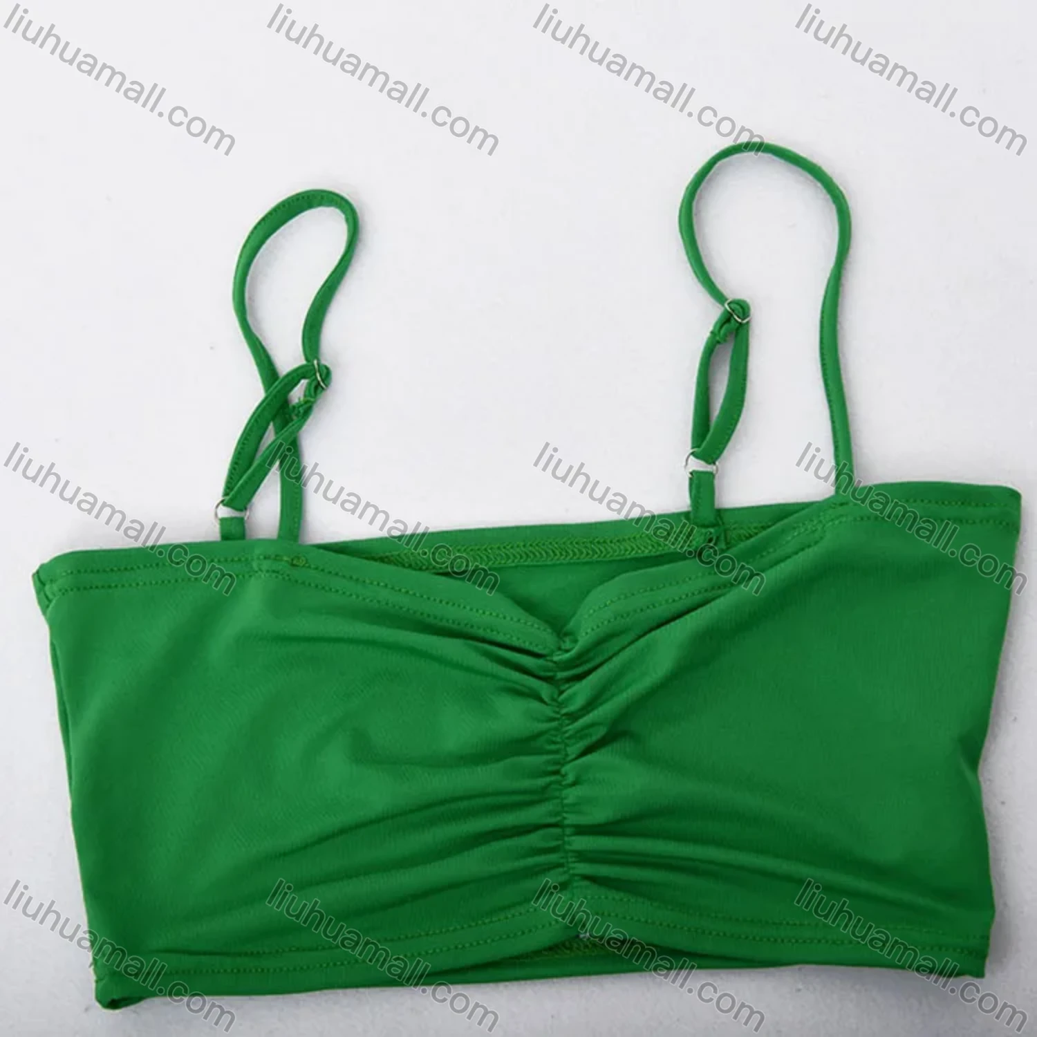 Wholesale Women's Sexy Plain Chest Wrap Tops & Drawstring Midi Dress - Liuhuamall