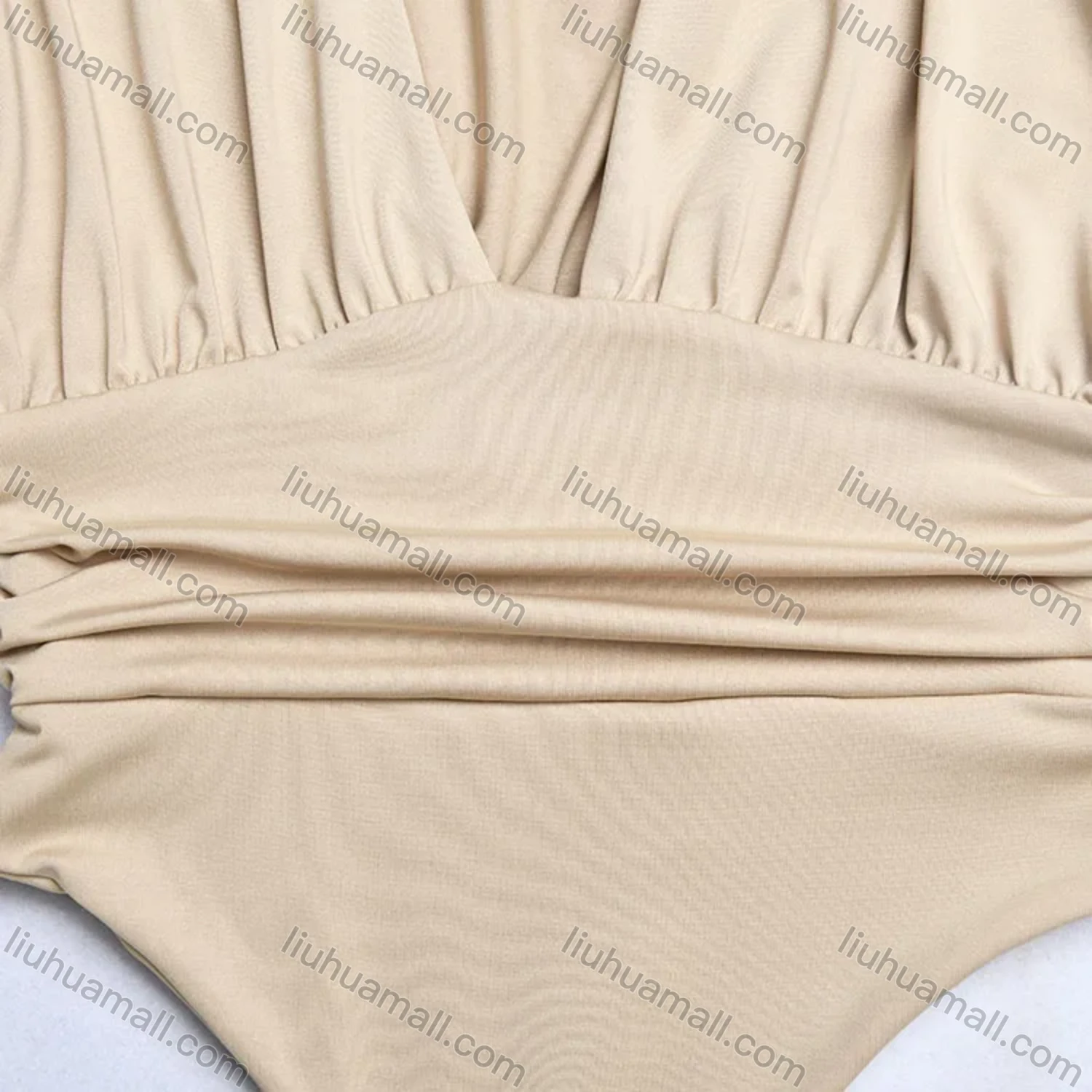 Wholesale Women's Sexy Plain Deep V Neck Long Sleeve Jumpsuit - Liuhuamall