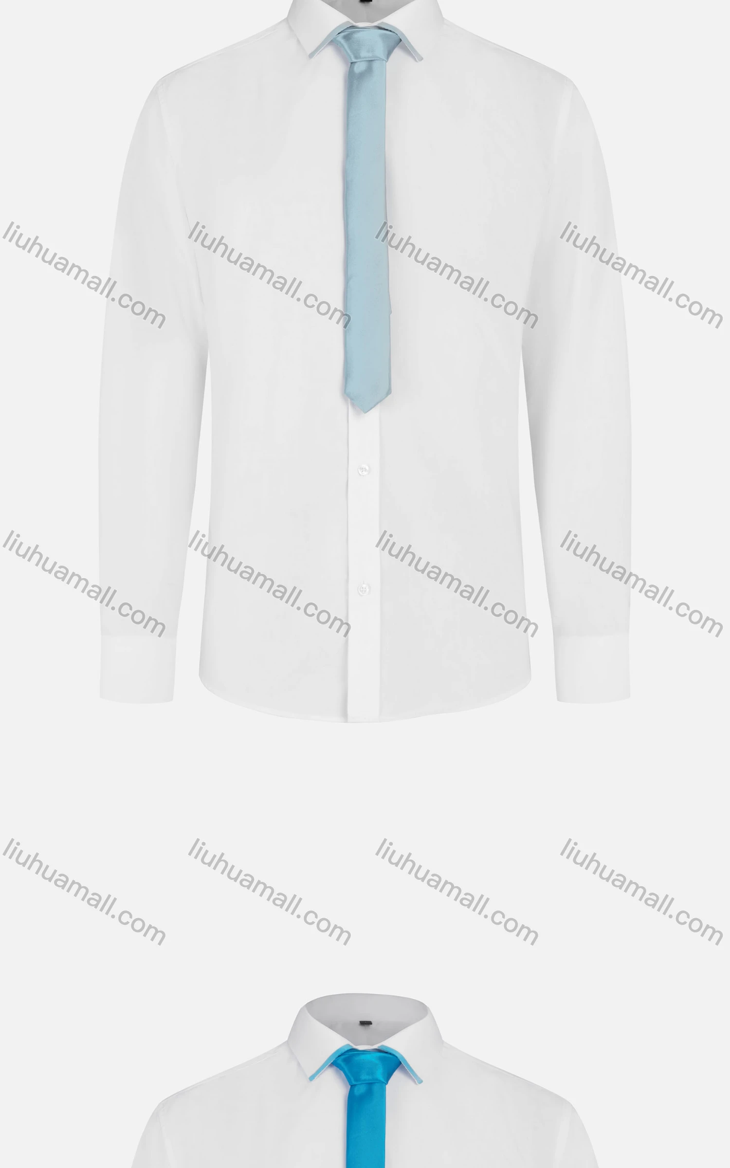 Wholesale Men's Plain Satin Tie - Liuhuamall