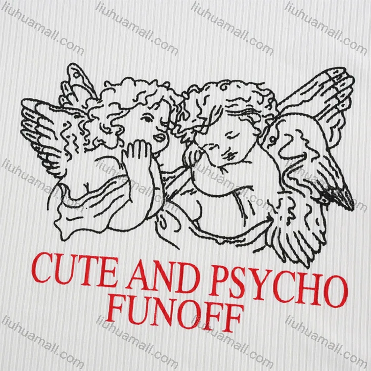 Wholesale Women's Casual Letter Print & Graphic Round Neck Short Sleeve Crop Tee - Liuhuamall