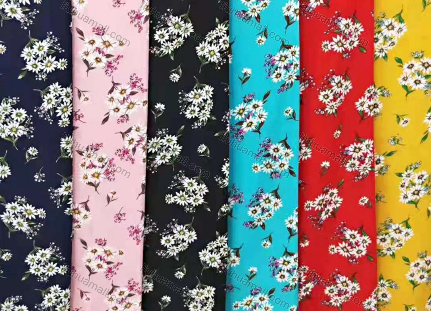 Wholesale Women's Casual Floral Print Off Shoulder Lace Trim Blouse - Liuhuamall