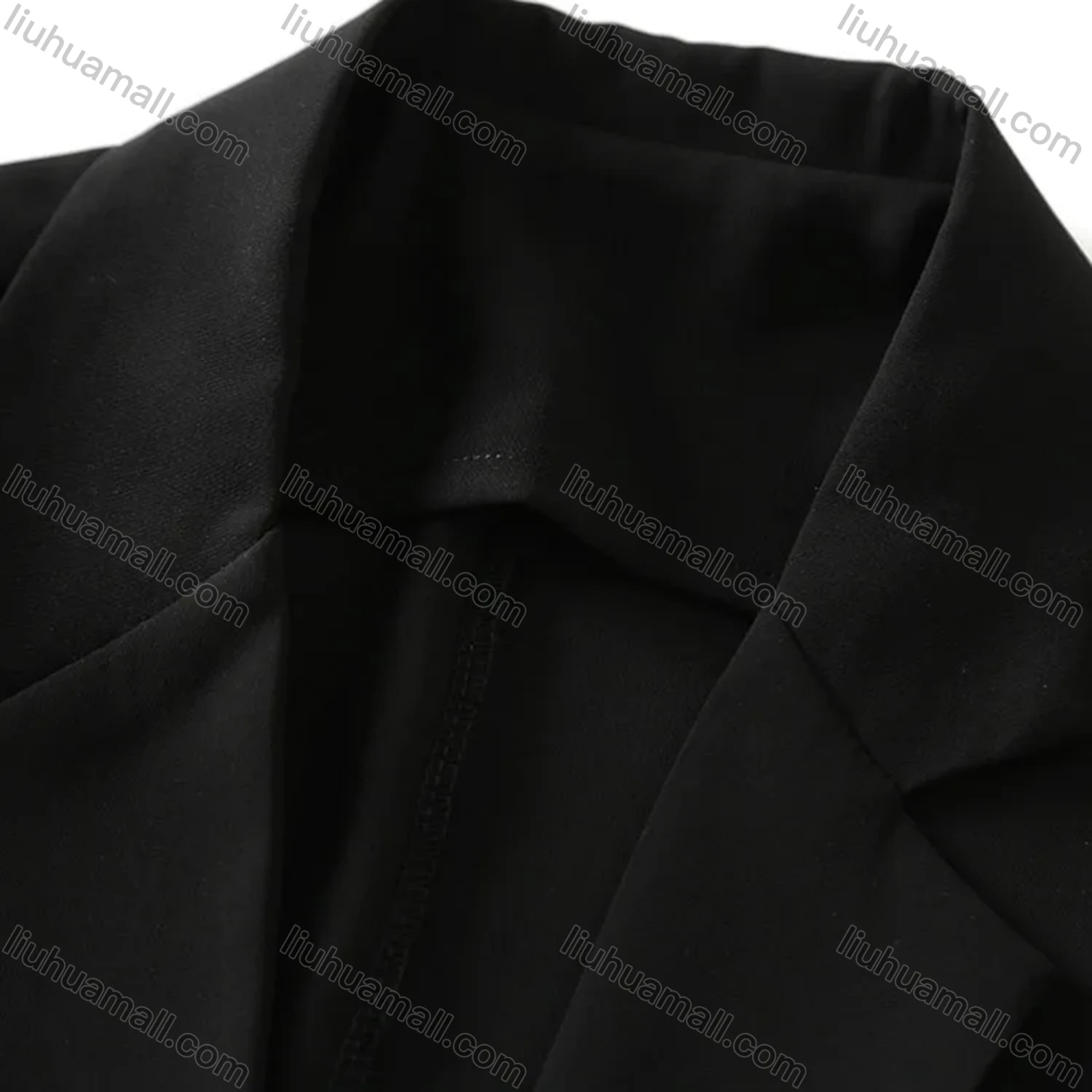 Wholesale Women's Plain Lapel 3/4 Sleeve One Button Patch Pockets Suit Jacket SN0281# - Liuhuamall