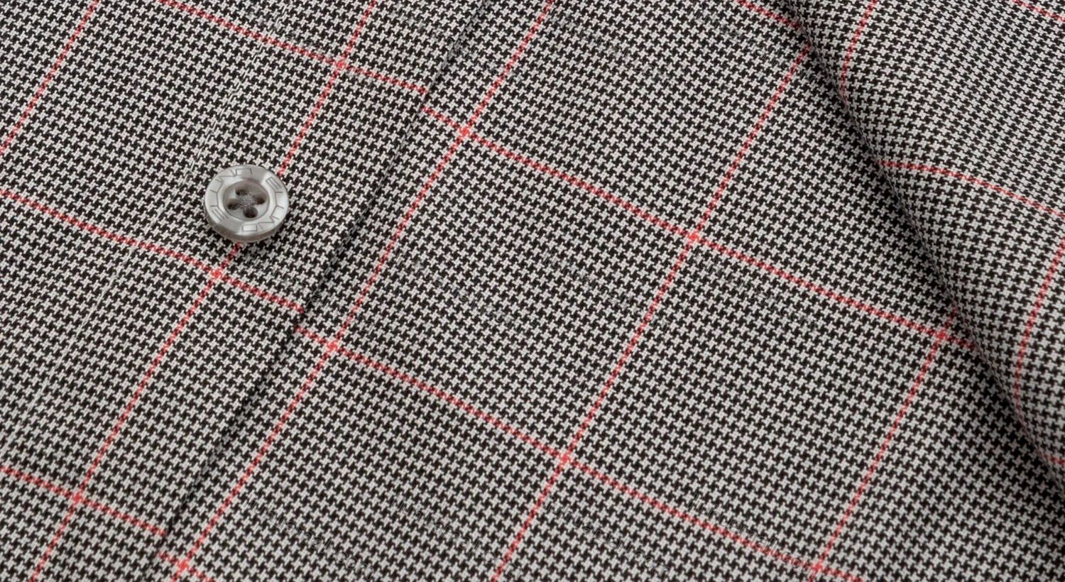 Wholesale Men's Slim Fit Long Sleeve Button Down Collar Plaid Print Shirts - Liuhuamall