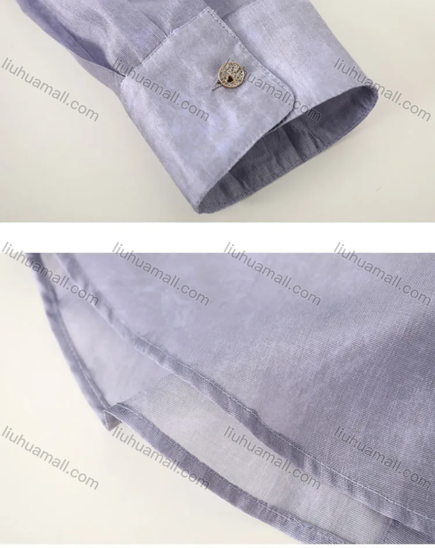 Wholesale Women's Casual Plain Long Sleeve Flap Pocket Shirt - Liuhuamall