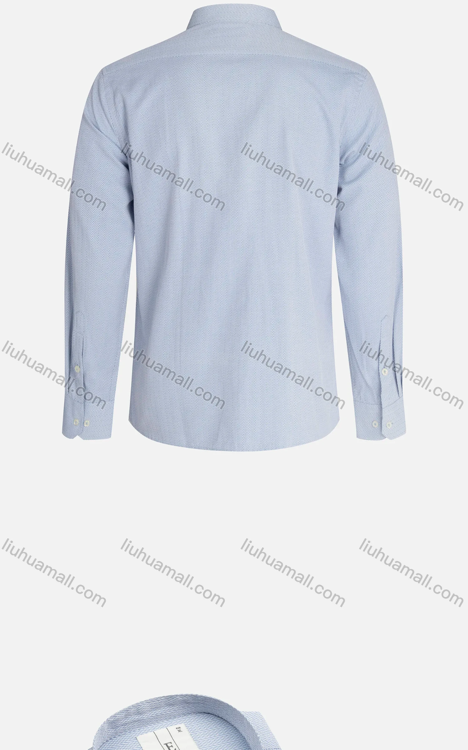 Wholesale Men's Slim Fit Mandarin Collar Long Sleeve Button Down Allover Print Shirts - Liuhuamall