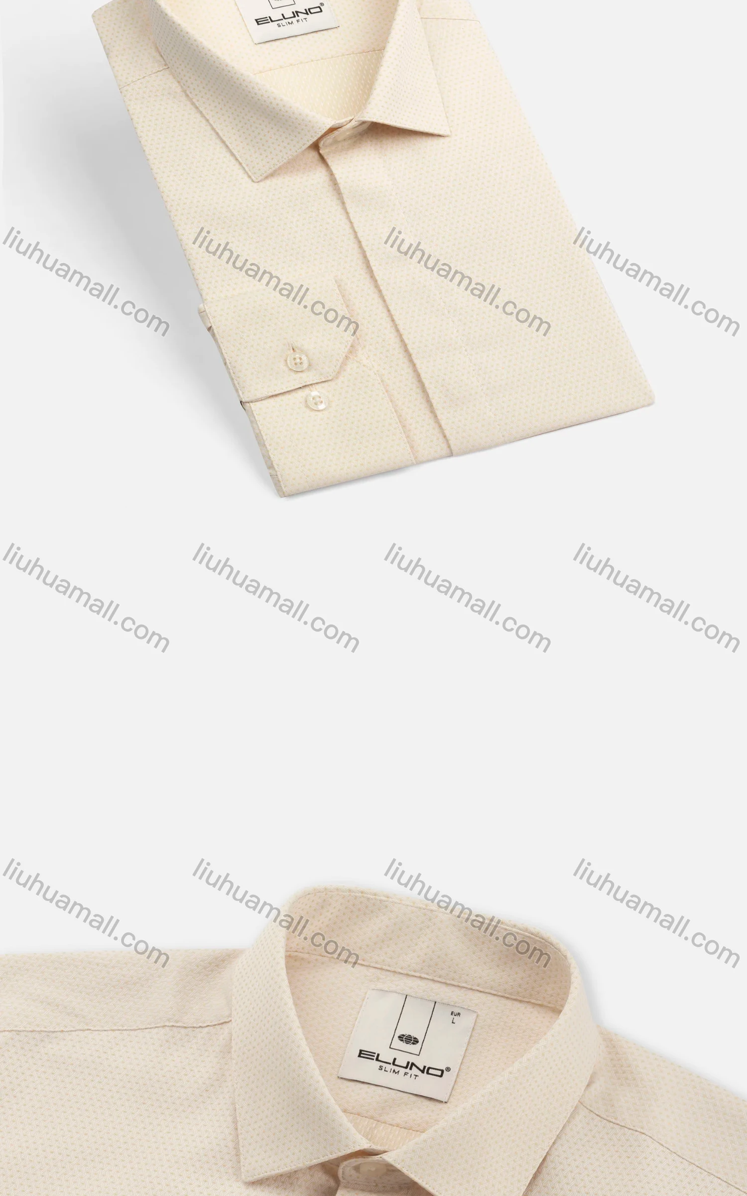 Wholesale Men's Slim Fit Long Sleeve Button Down Dress Plain Shirts - Liuhuamall