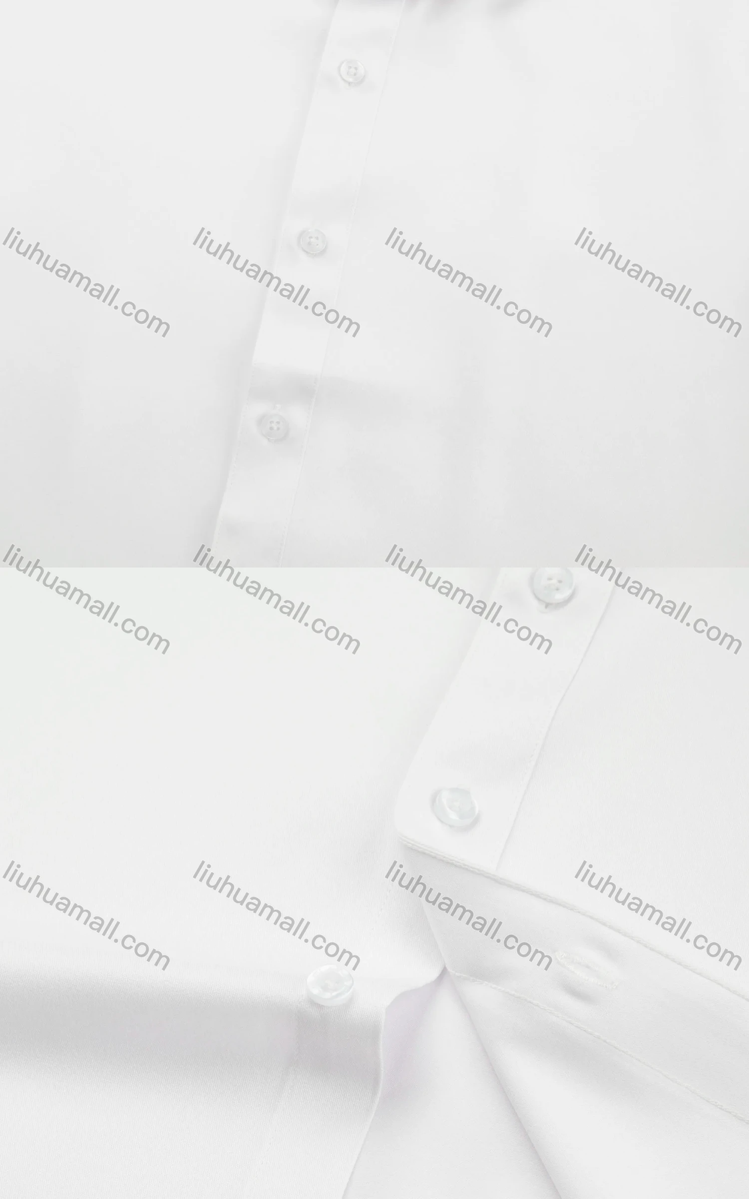 Wholesale Men's Slim Fit Collared Long Sleeve Button Down Plain Dress Shirts - Liuhuamall