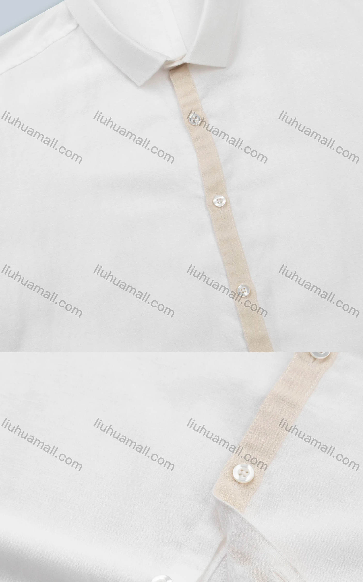 Wholesale Men's Slim Fit Collared Long Sleeve Button Down Plain Dress Shirts - Liuhuamall