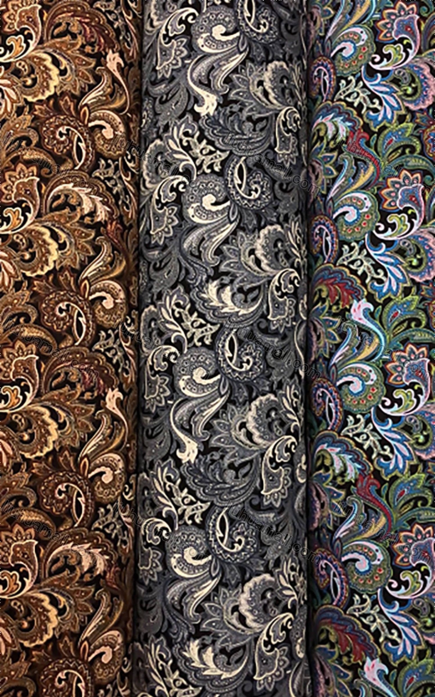 Wholesale Men's Casual Paisley Print Long Sleeve Shirt - Liuhuamall