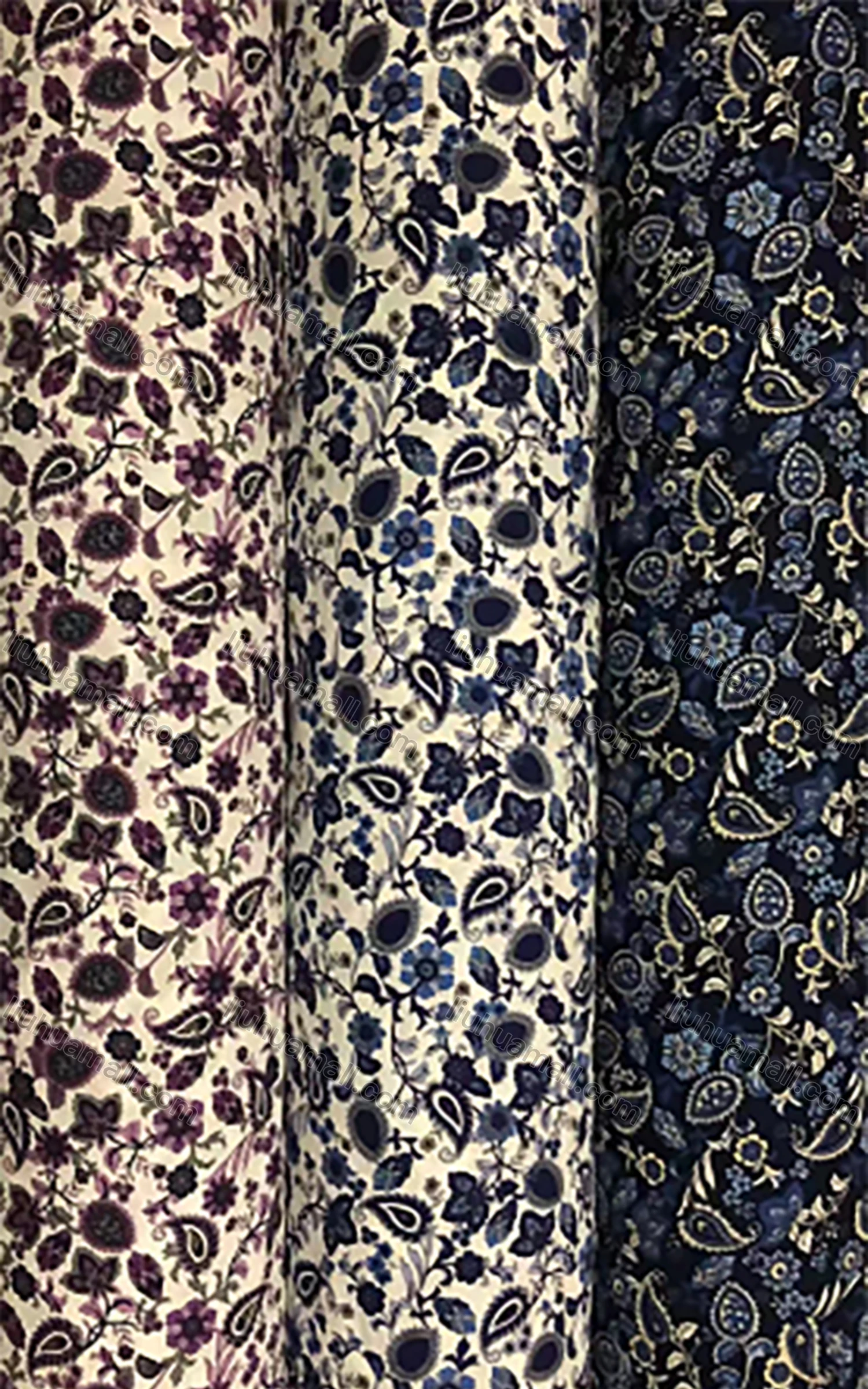 Wholesale Men's Casual Paisley Print Long Sleeve Shirt - Liuhuamall