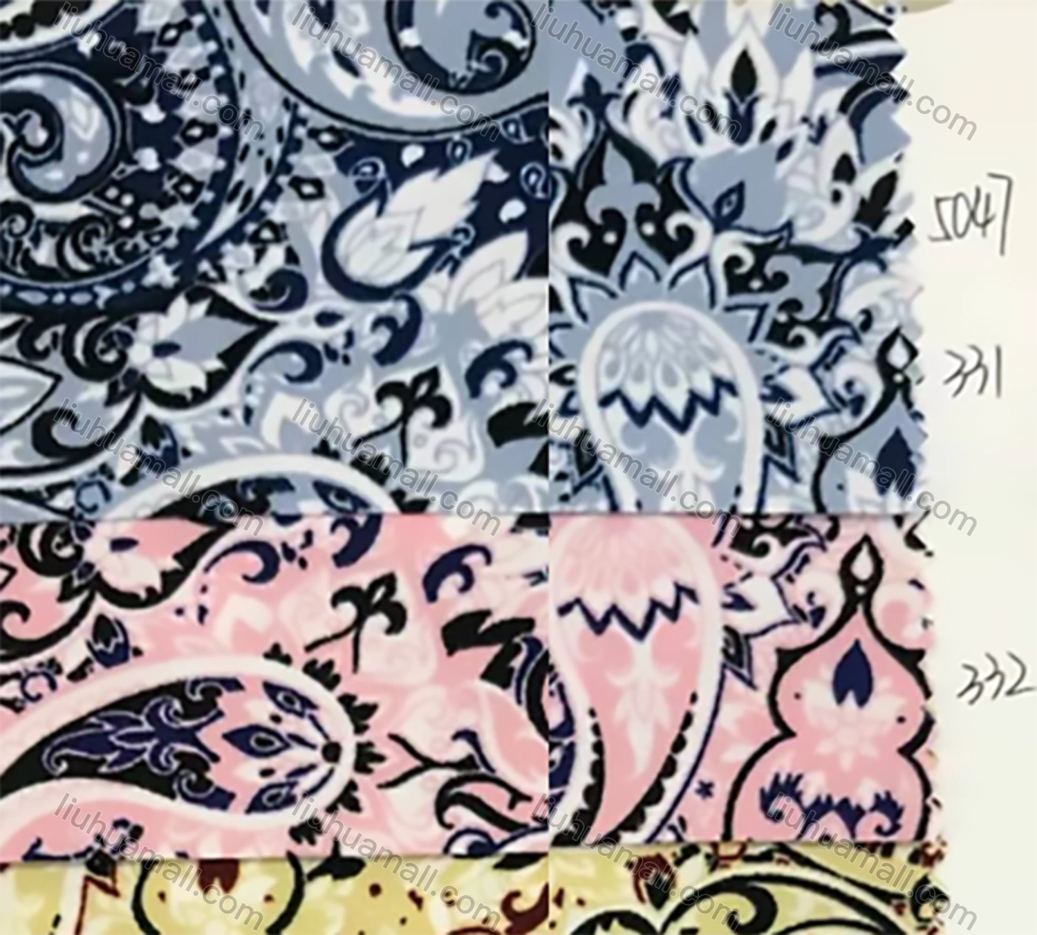 Wholesale Men's Casual Paisley Print Short Sleeve Shirt - Liuhuamall