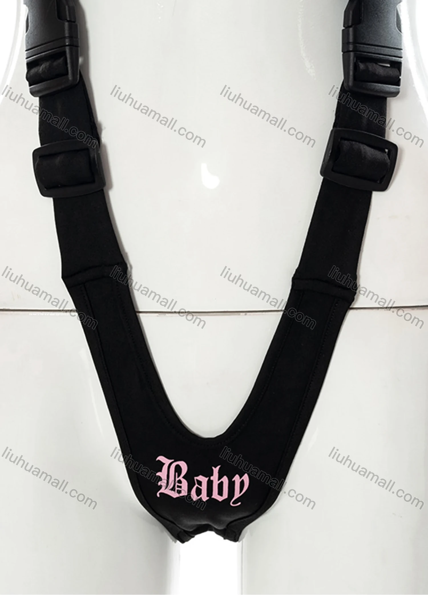 Wholesale Women's Trendy Sleeveless Buckle Letter Print Bodysuit D21BS438# - Liuhuamall