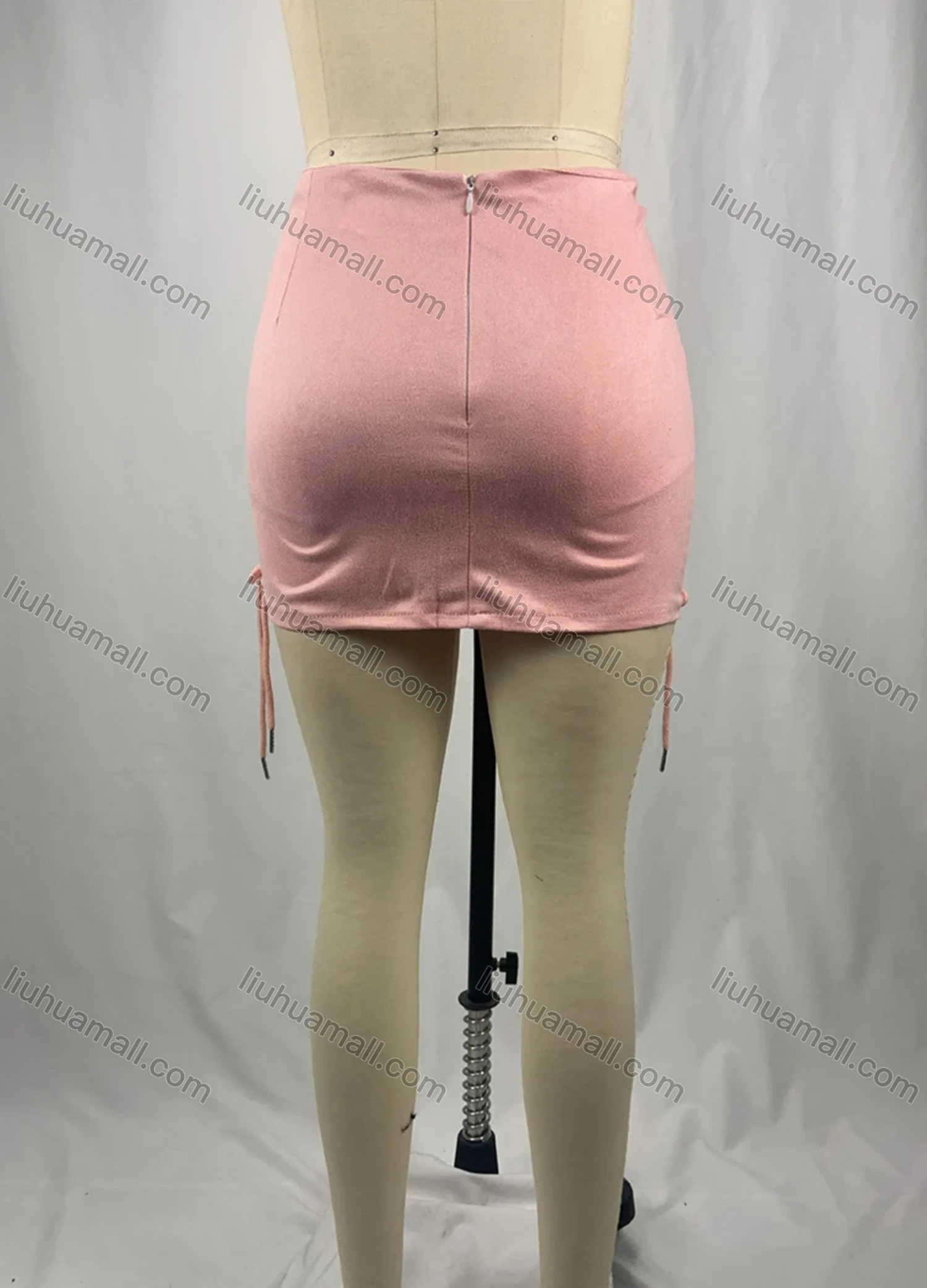 Wholesale Women's Sexy Plain Lace Up Skirts - Liuhuamall