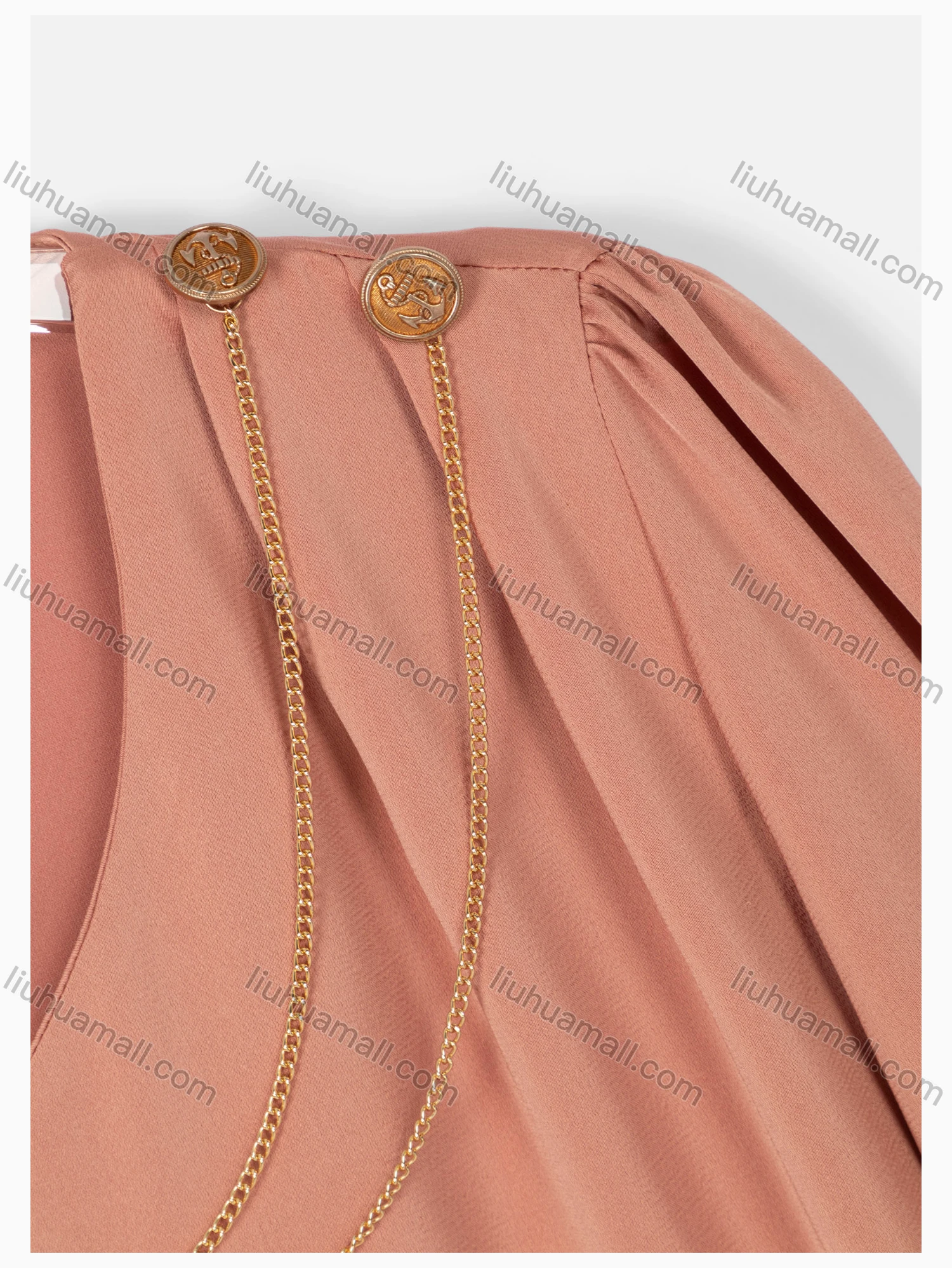Wholesale Women's Causal V Neck Long Sleeve Plain Blouse - Liuhuamall