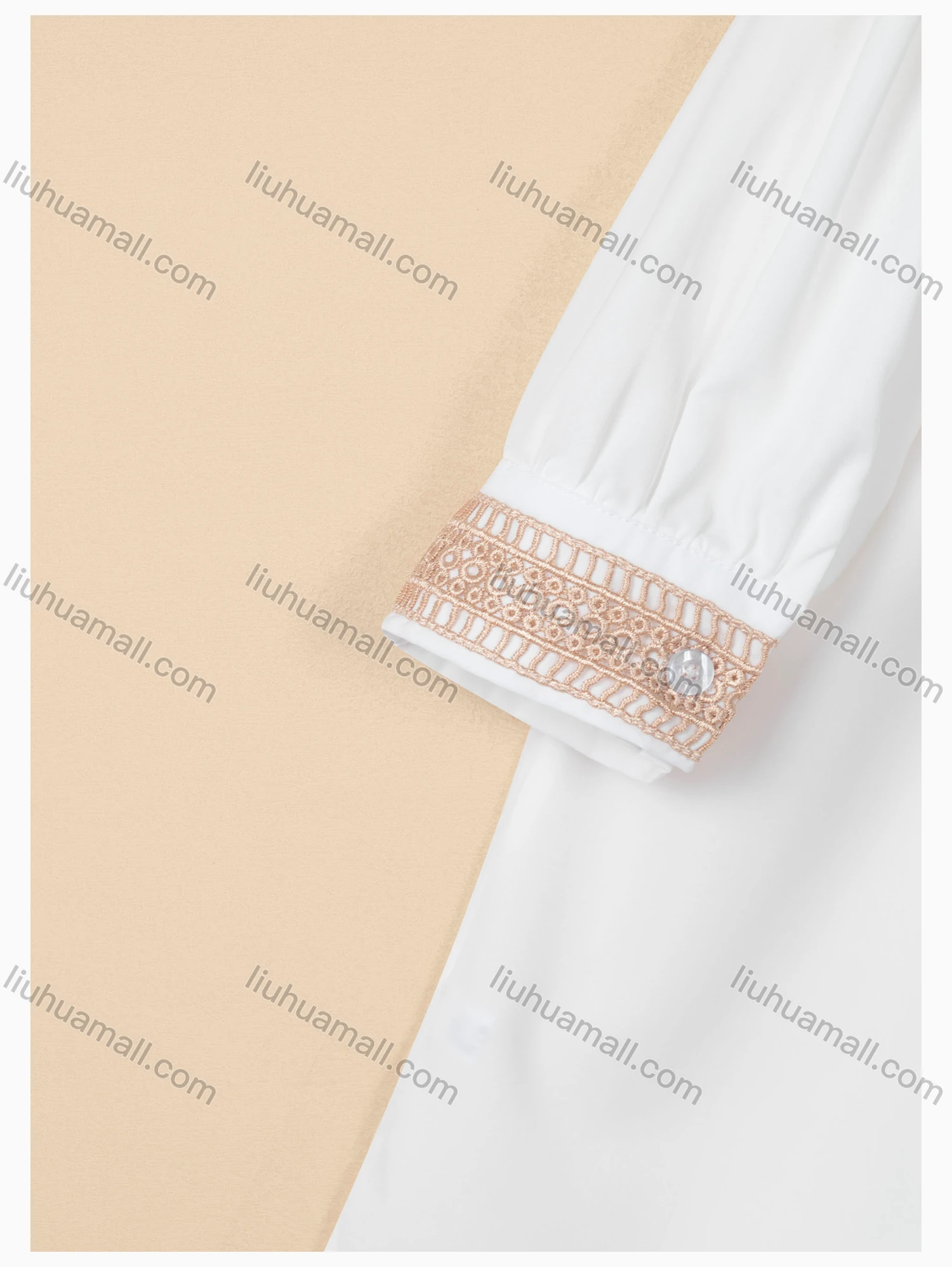Wholesale Women's Causal V Neck Long Sleeve Embroidered Plain Blouse - Liuhuamall