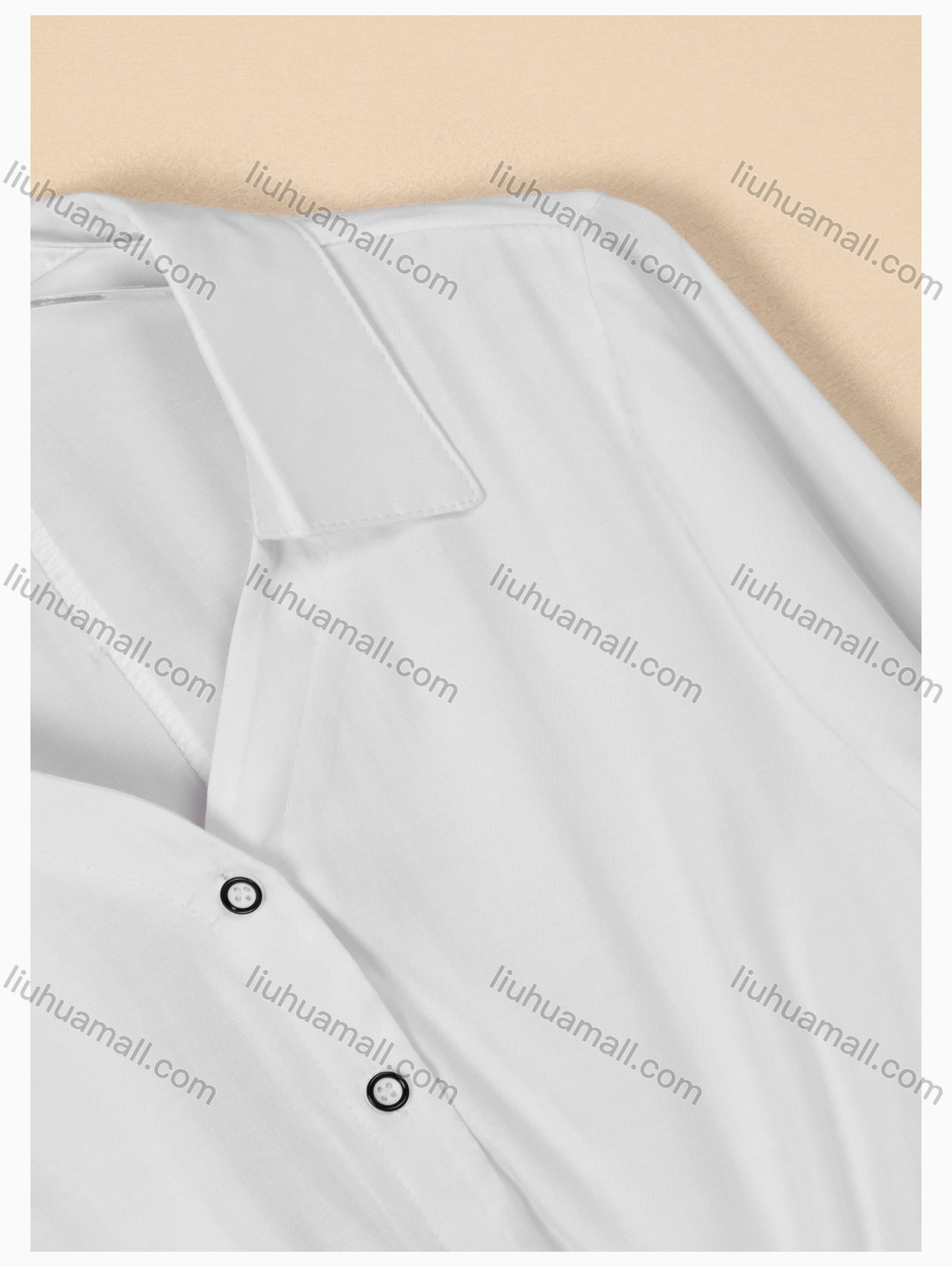 Wholesale Women's Long Sleeve Button Front Twist Plain Blouse - Liuhuamall