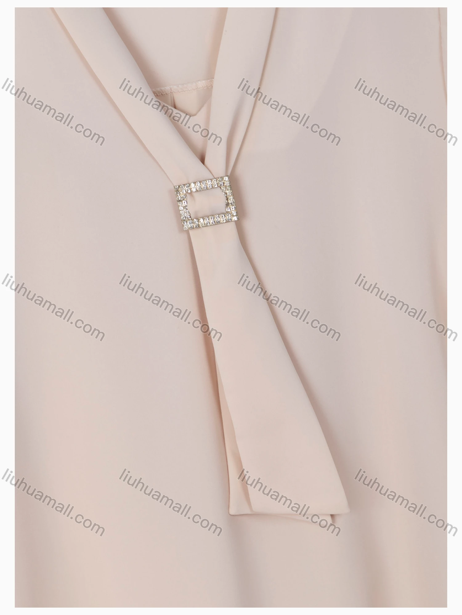 Wholesale Women's Causal V Neck Long Sleeve Plain Blouse - Liuhuamall