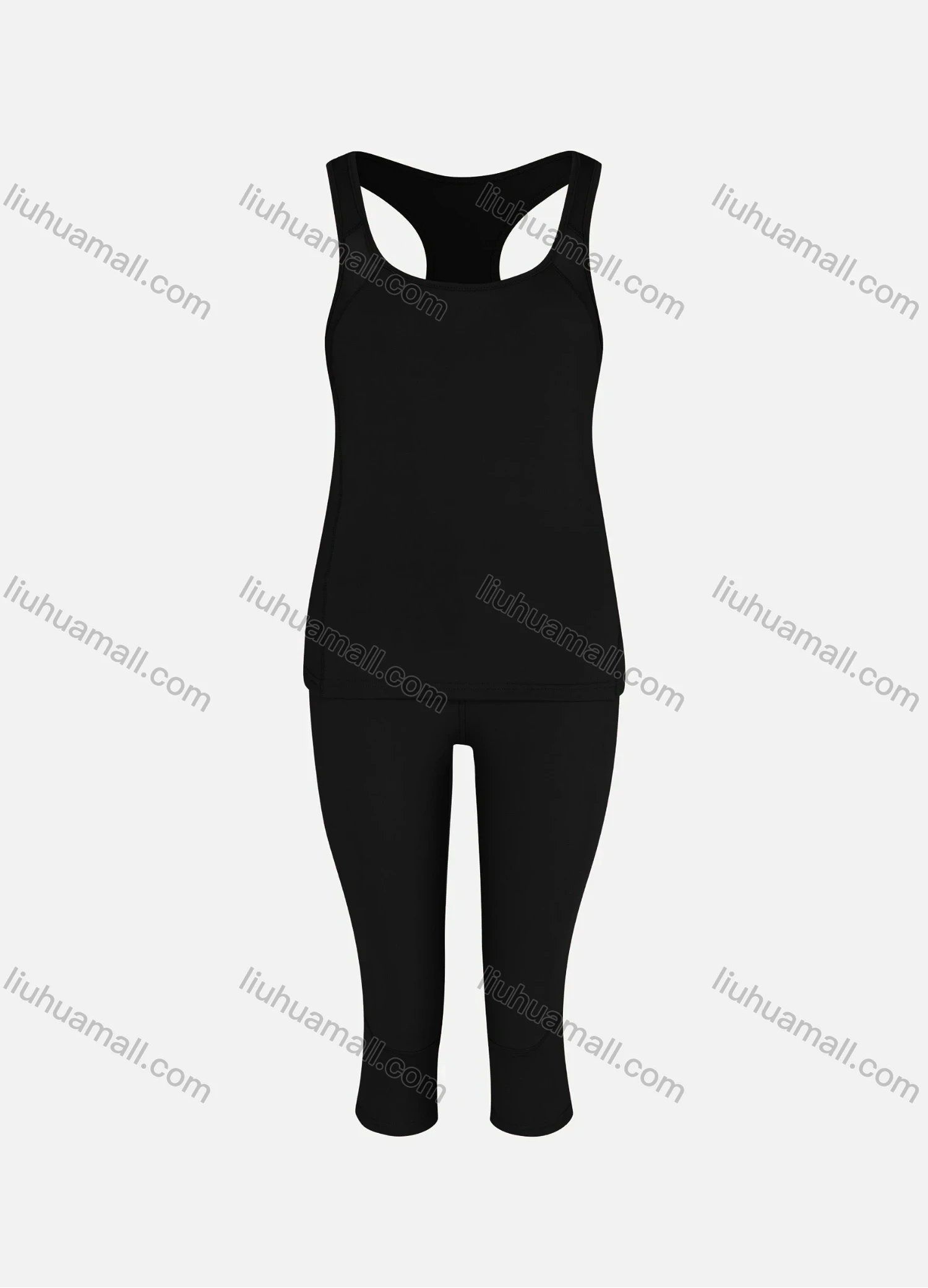 Wholesale Women's Sporty Quick Dry Tank Top & Shorts Sets - Liuhuamall