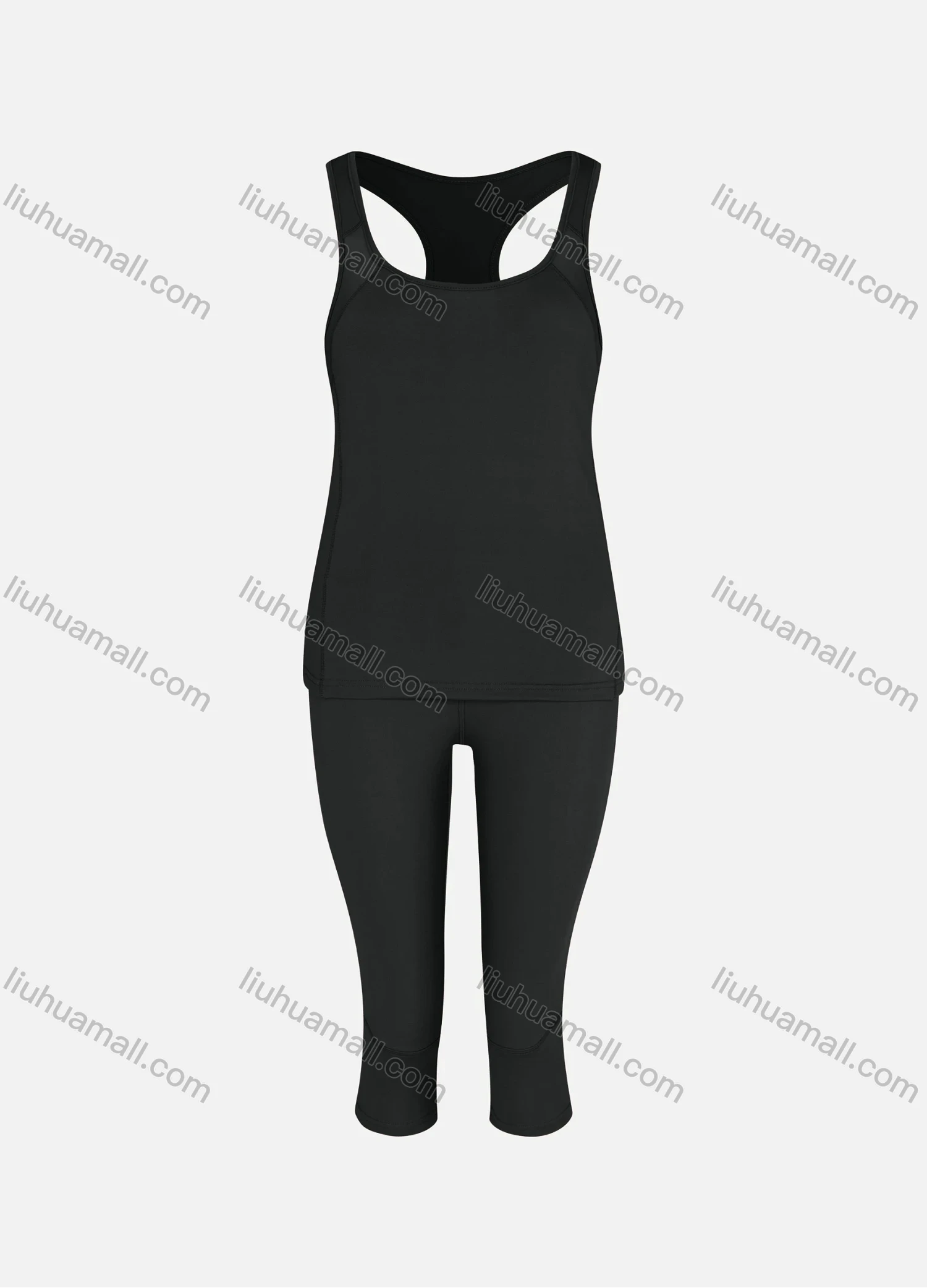 Wholesale Women's Sporty Quick Dry Tank Top & Shorts Sets - Liuhuamall
