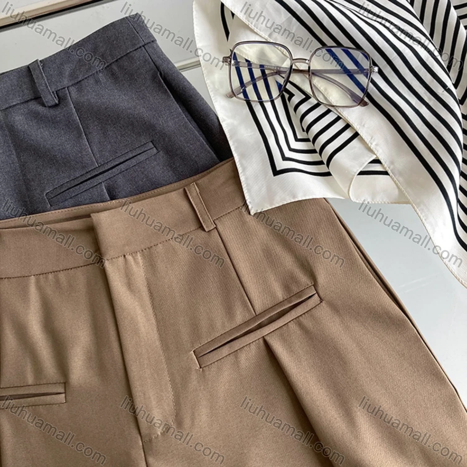 Wholesale Women's Business Plain Suit Pants - Liuhuamall