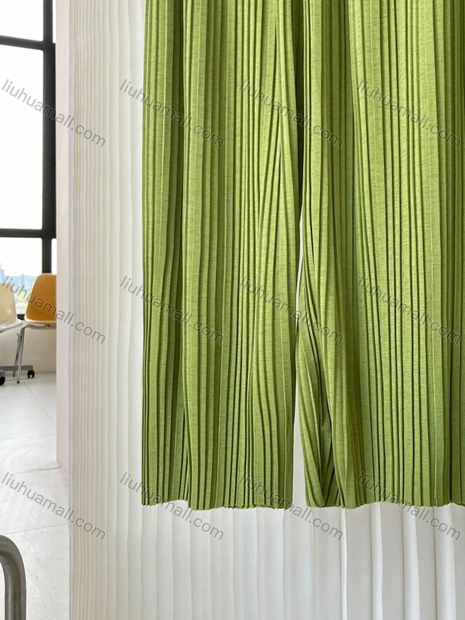 Wholesale Women's Casual Plain Pleated Wide Leg pants - Liuhuamall