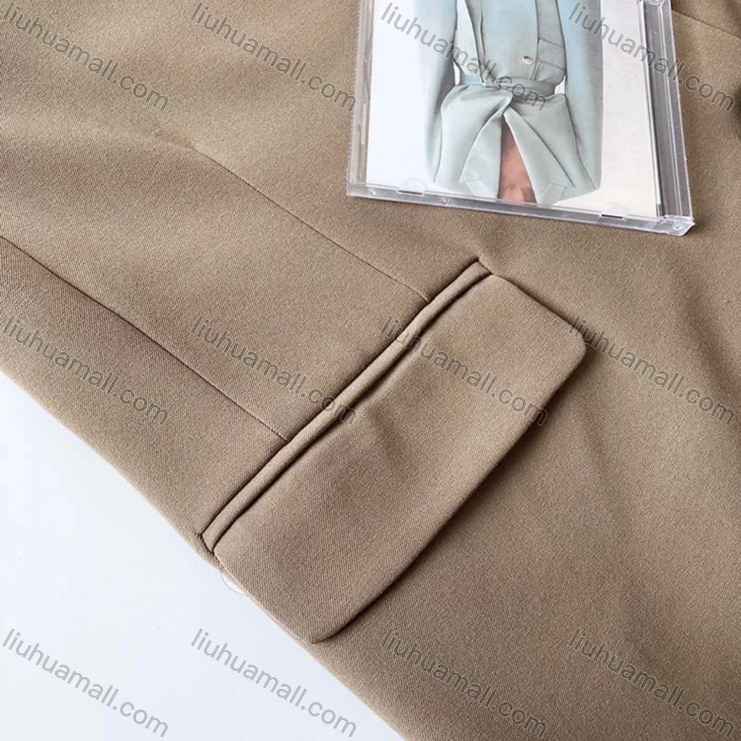 Wholesale Women's Plain Lapel Long Sleeve Mid Length Suit Coat - Liuhuamall