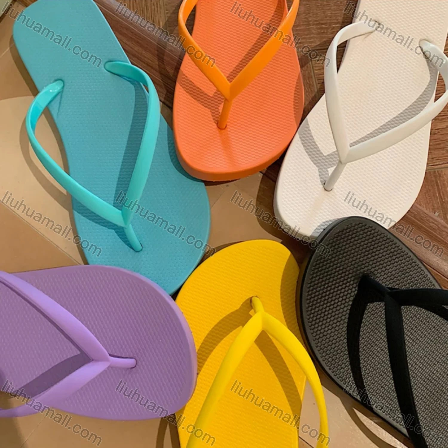 Wholesale Women's Plain Flip Flop Sandal - Liuhuamall