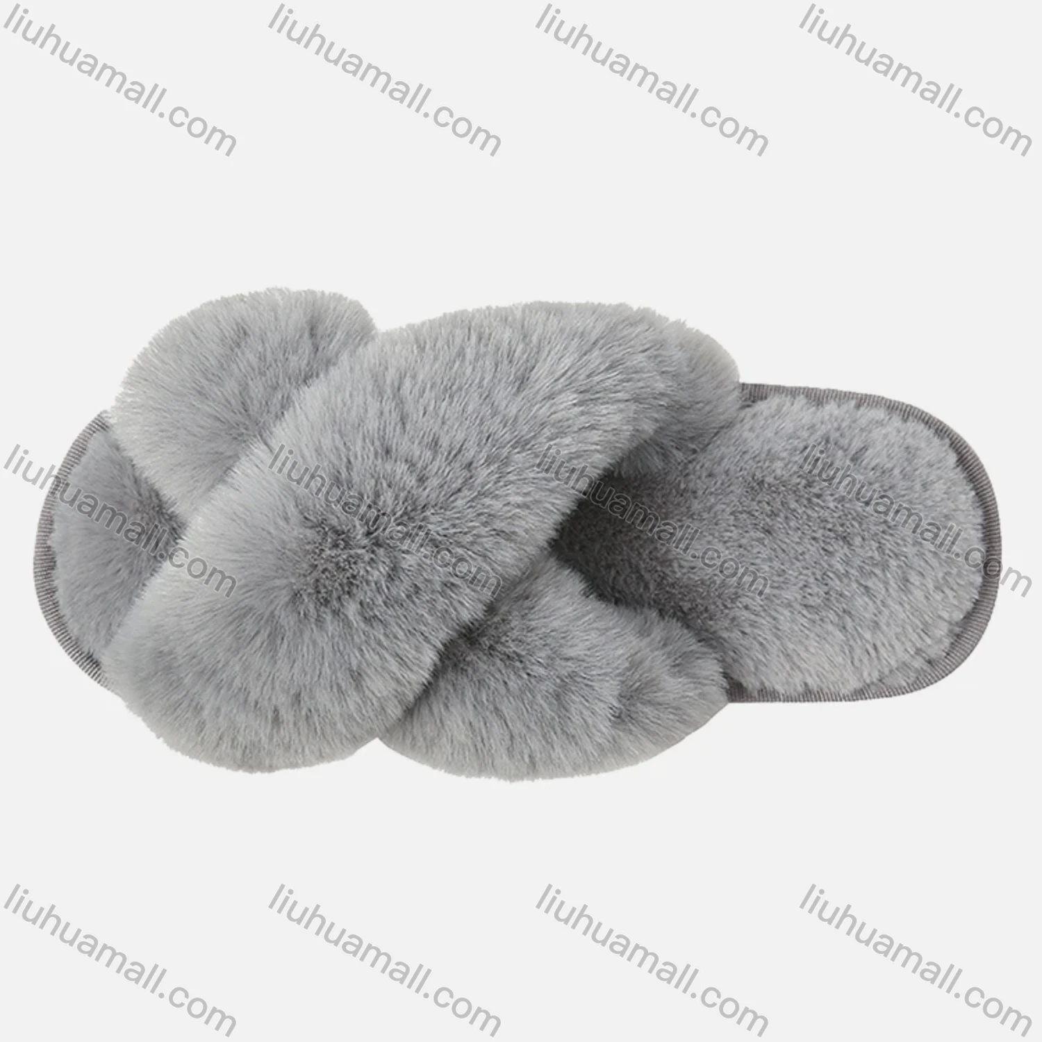 Wholesale Women's Plain Fluff Sandal - Liuhuamall