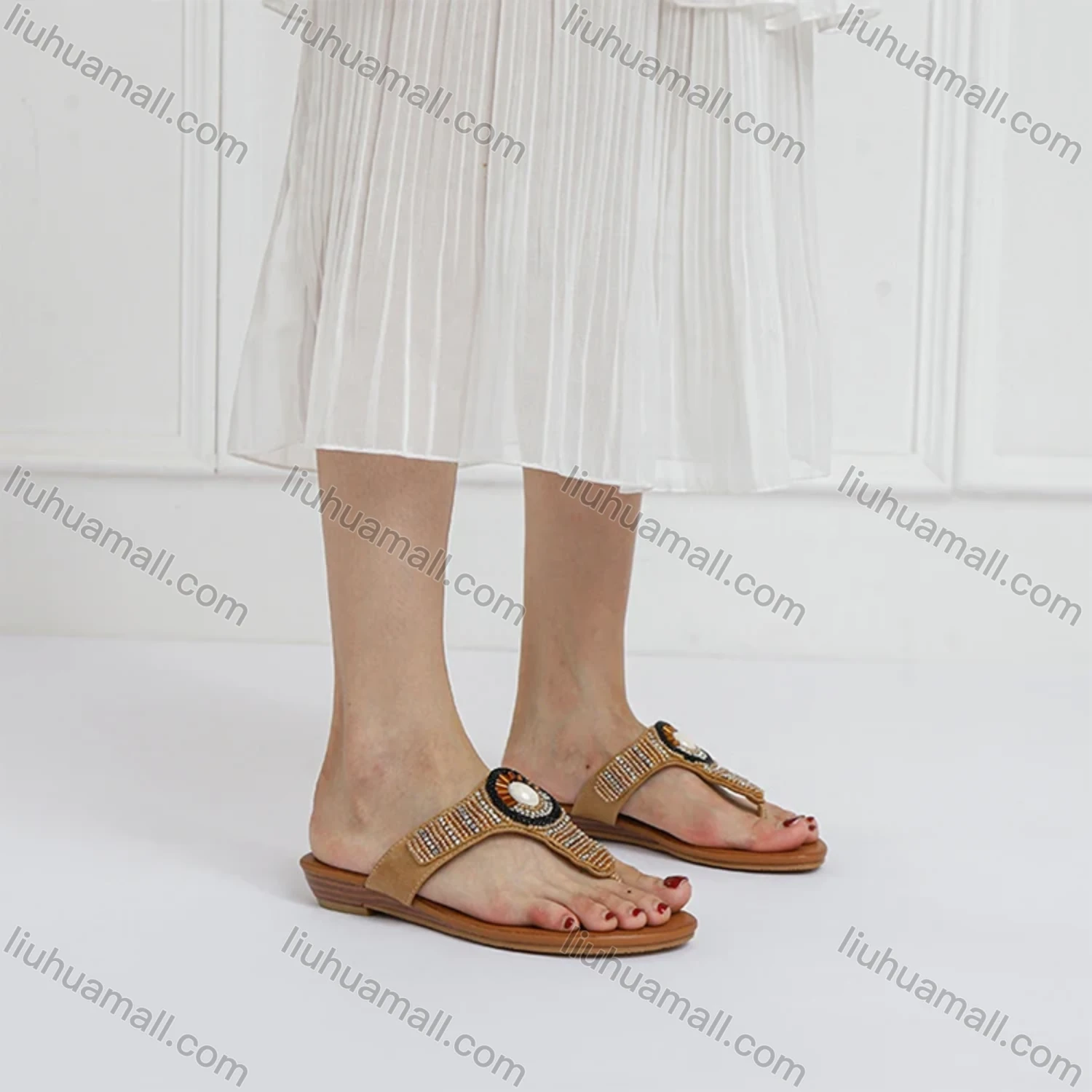 Wholesale Women's Casual Bohemian Style Sandal - Liuhuamall