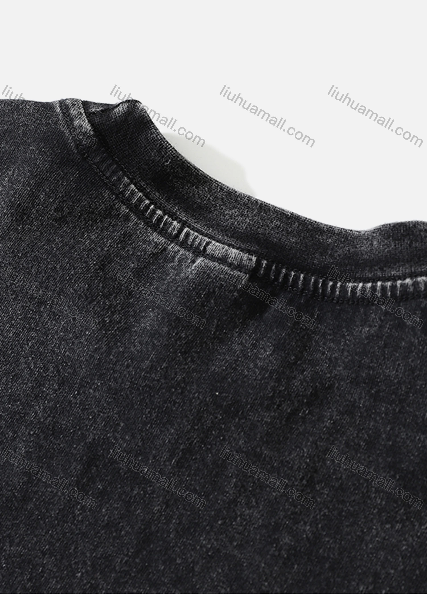 Wholesale Men's Fashion 100%Cotton Distressed Crew Neck Long Sleeve Graphic T-shirt SS15# - Liuhuamall