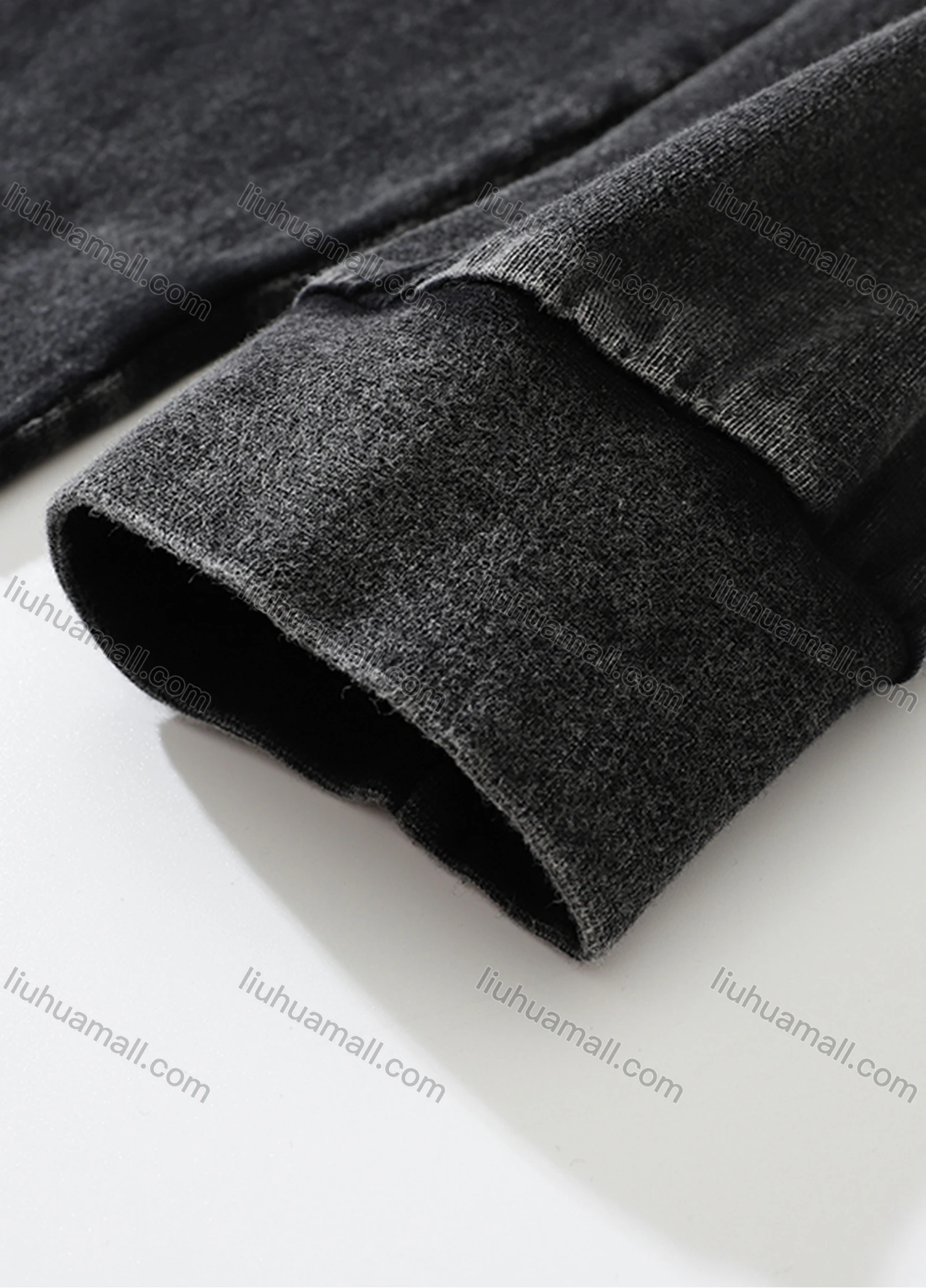 Wholesale Men's Fashion 100%Cotton Distressed Crew Neck Long Sleeve Graphic T-shirt SS15# - Liuhuamall