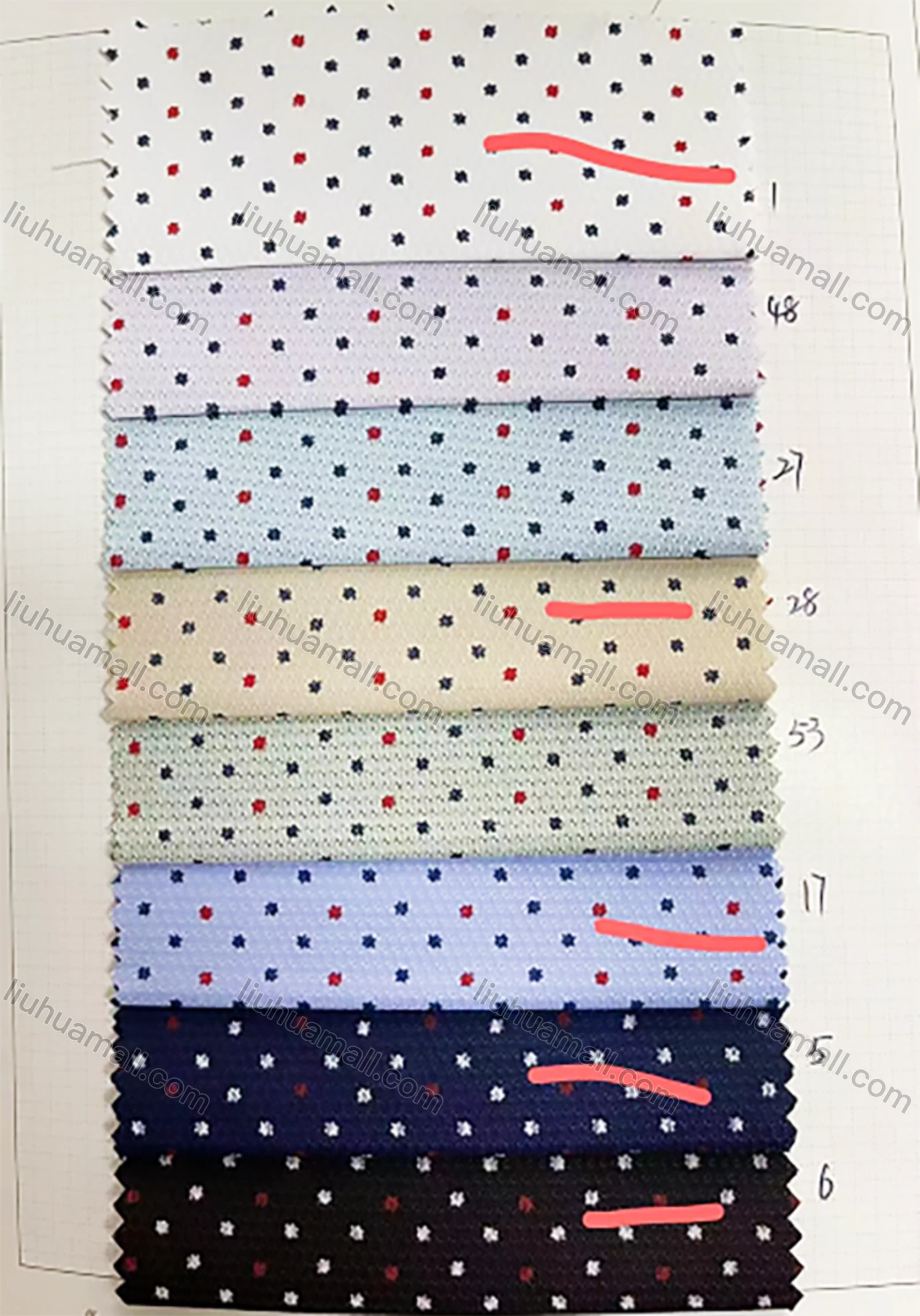 Wholesale Men's Slim Fit Long Sleeve Button Down Polka Dots Print Dress Shirts - Liuhuamall