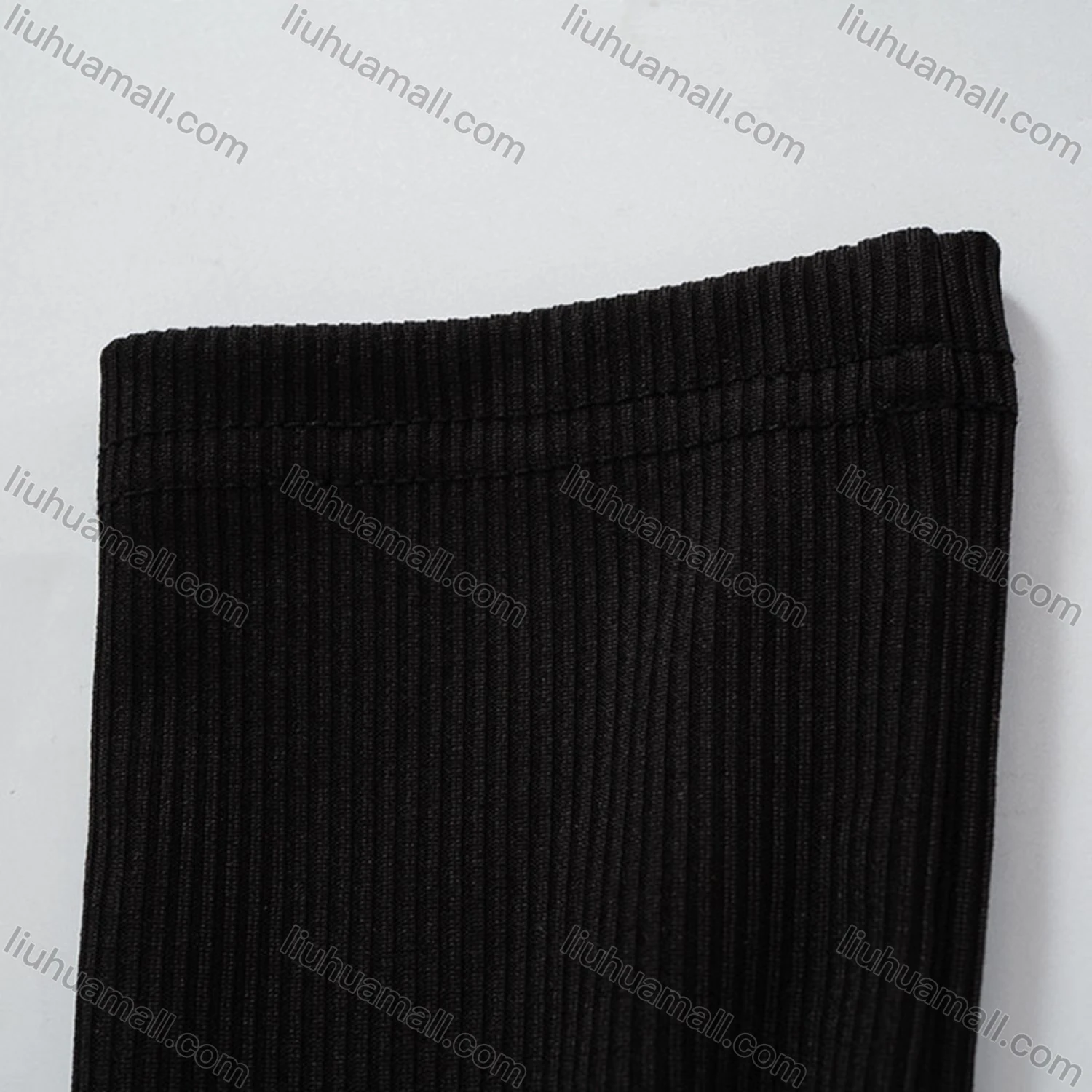 Wholesale Women's Sexy Y2K Fashion High Neck Long Sleeve Palm Print Rib Kitting Mesh Semi-sheer Bodysuit Q22BS218# - Liuhuamall