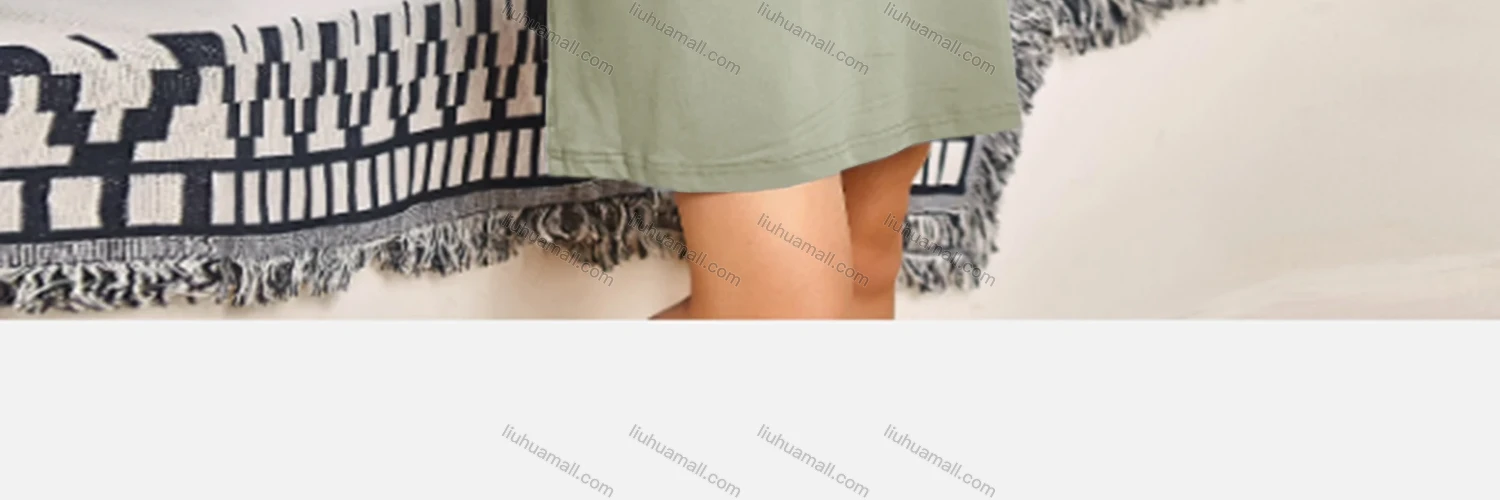 Wholesale Women's Casual Plain V Neck Tie Front Short Tank Dress 3080X# - Liuhuamall
