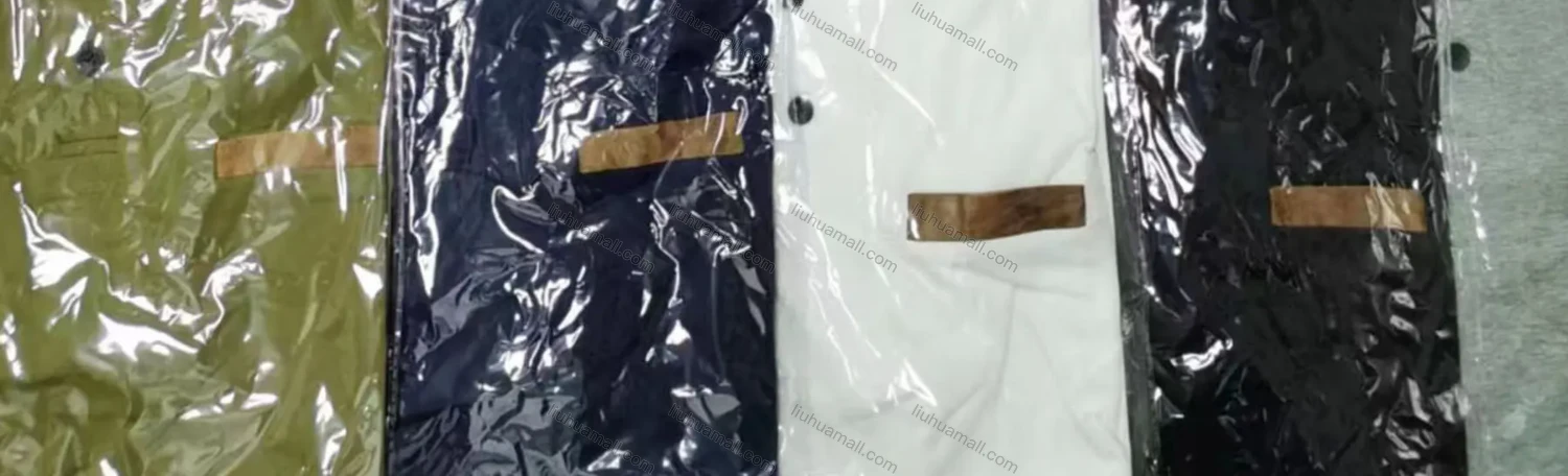 Wholesale Men's Casual 100%Cotton Contrast Polo Shirt - Liuhuamall