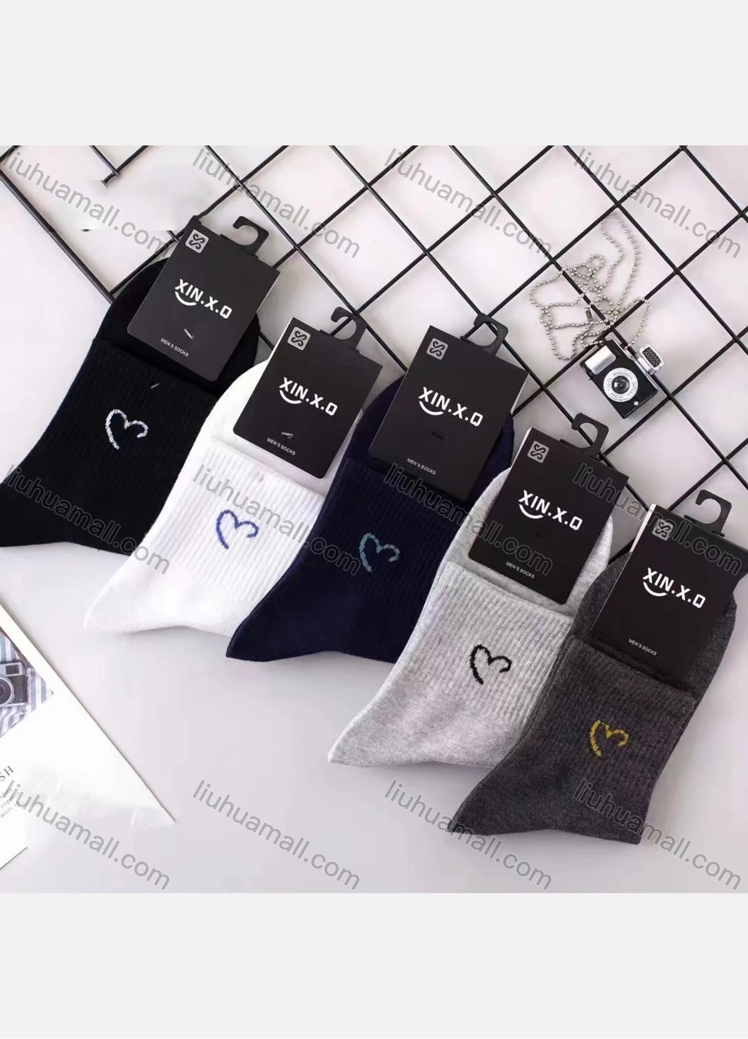 Wholesale Women's Comfy Crew Mediun Cotton Socks (10 pairs of socks in one package) - Liuhuamall