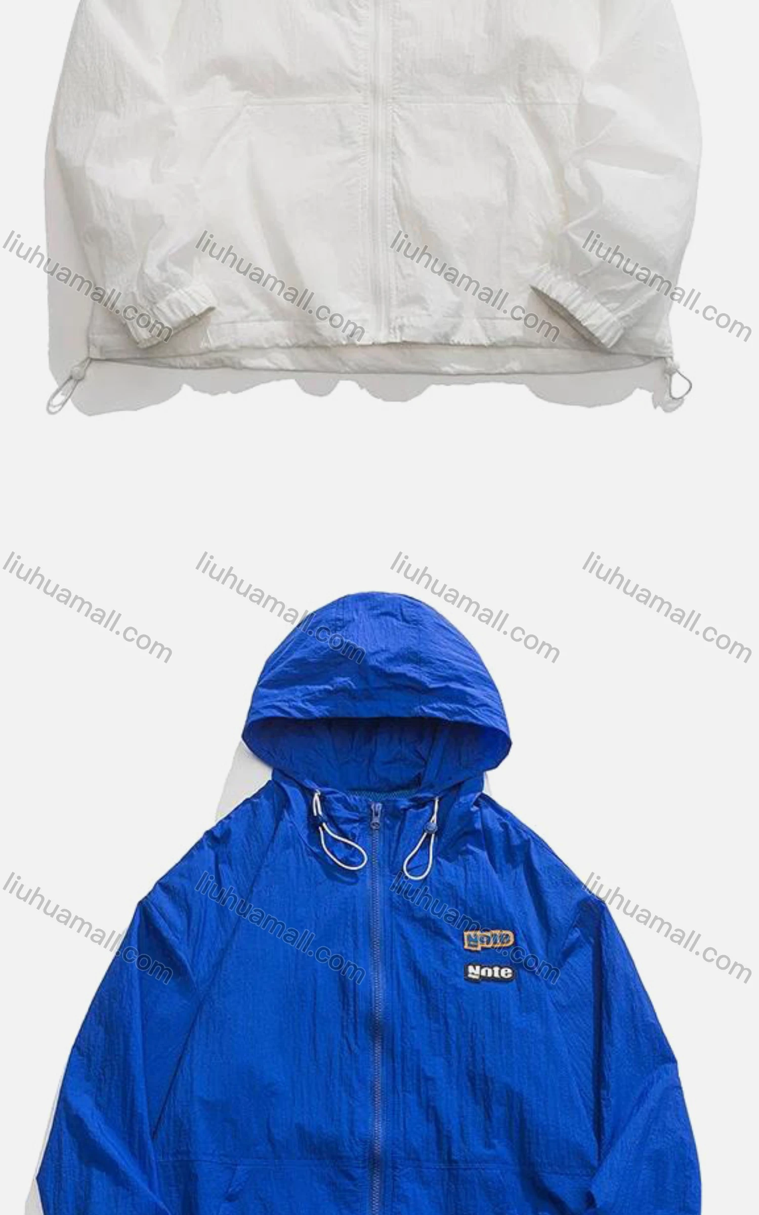 Wholesale Men's Casual Drawstring Lightweight Zip Up Sunscreen Hoodie - Liuhuamall