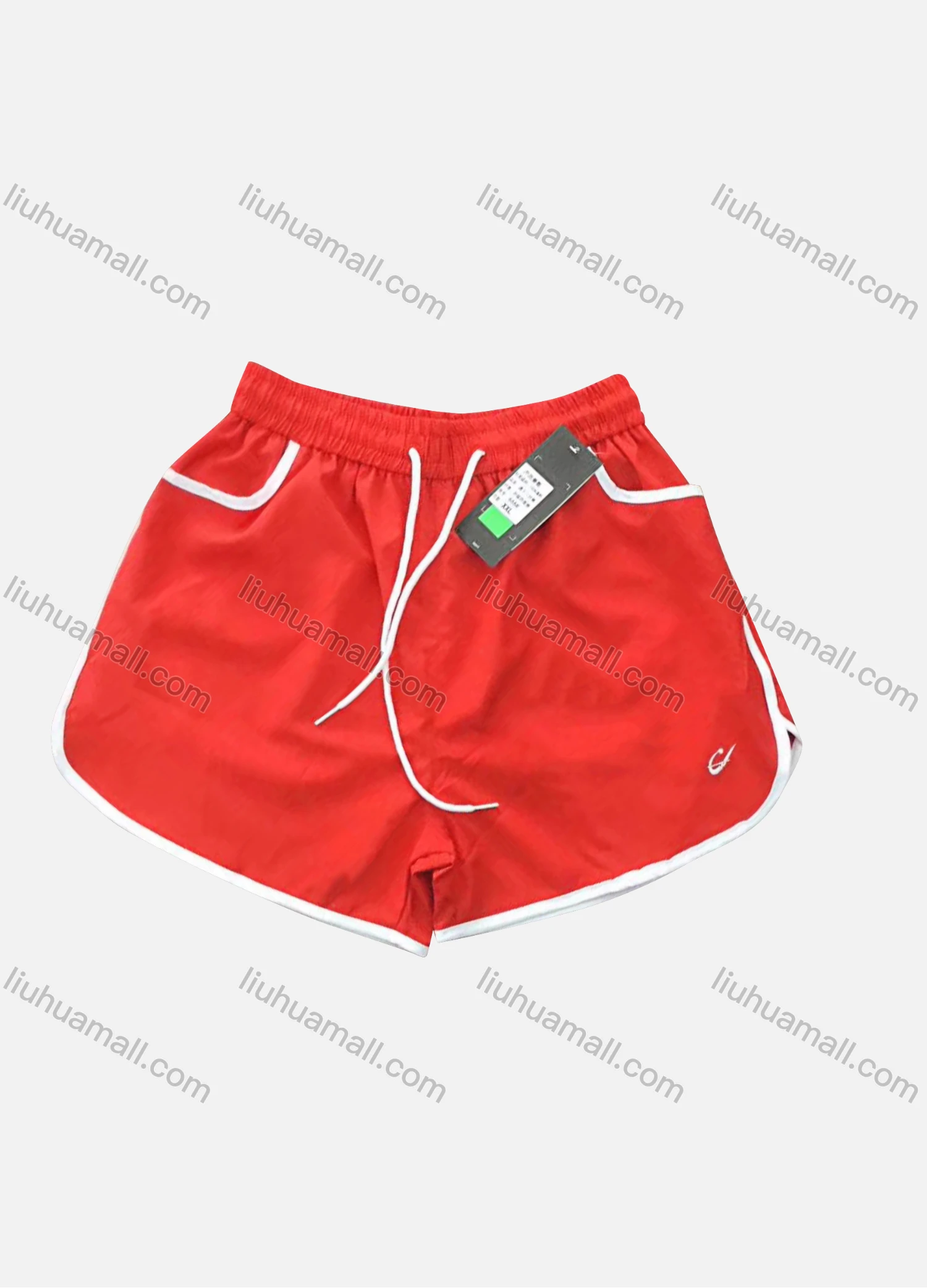 Wholesale Unisex Swim Trunks Quick Dry Drawstring Beach Shorts With Pockets - Liuhuamall