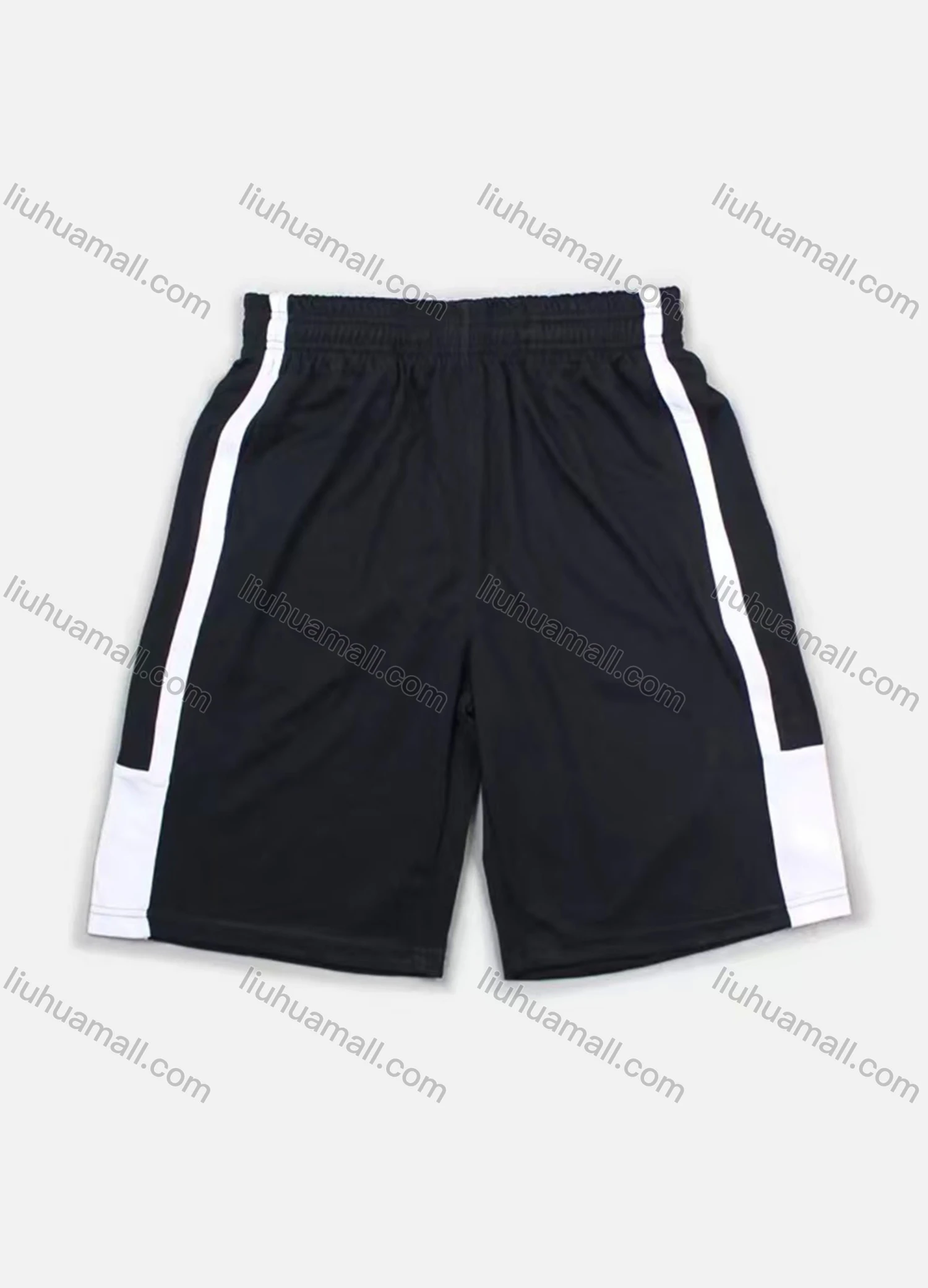 Wholesale Men's Sporty Elastic Waist Colorblock Pockets Shorts - Liuhuamall