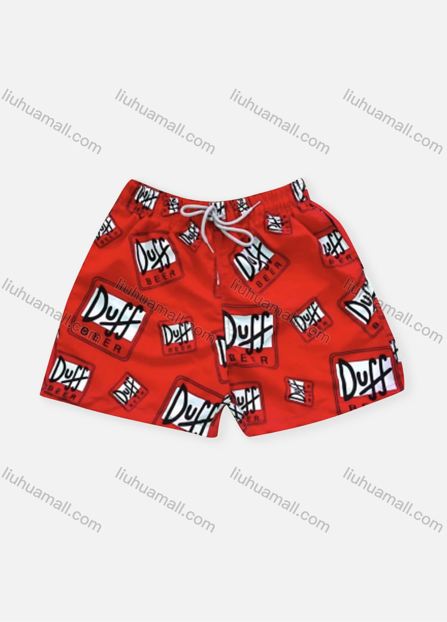 Wholesale Unisex Swim Trunks Quick Dry Letter Print Drawstring Beach Shorts - Liuhuamall