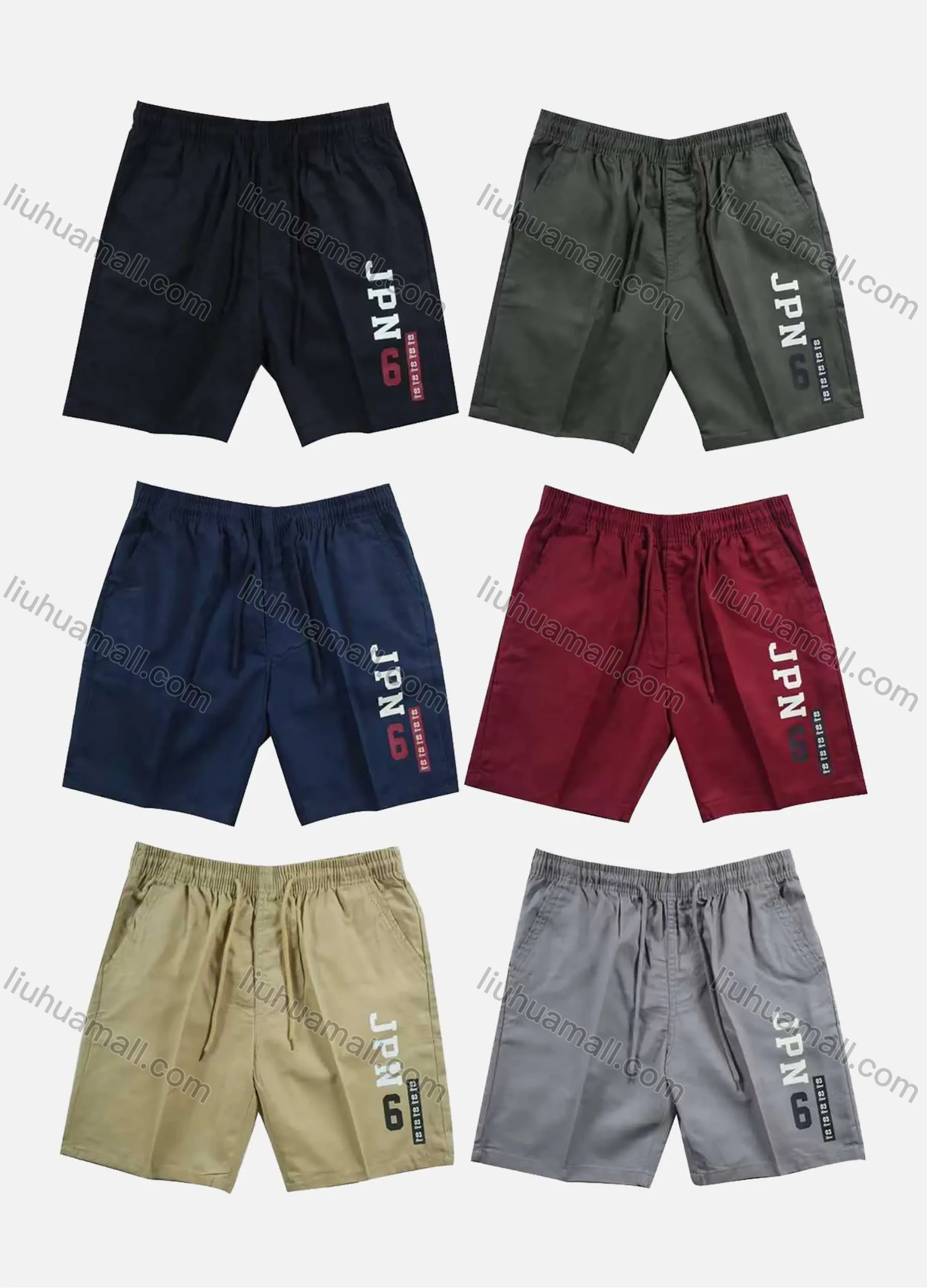 Wholesale Men's Swim Trunks Quick Dry Letter Print Drawstring Beach Shorts - Liuhuamall