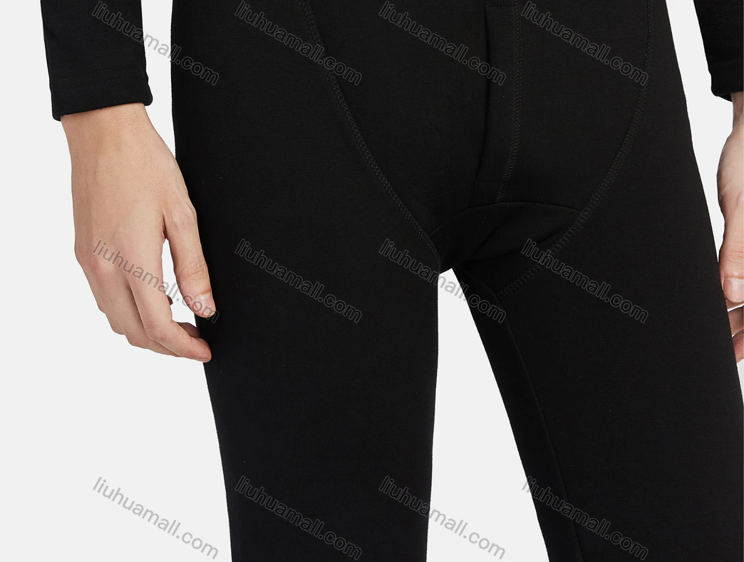Wholesale Men's Winter Long Sleeve Tops&Pants 2 Piece Thermal Underwear Sets - Liuhuamall
