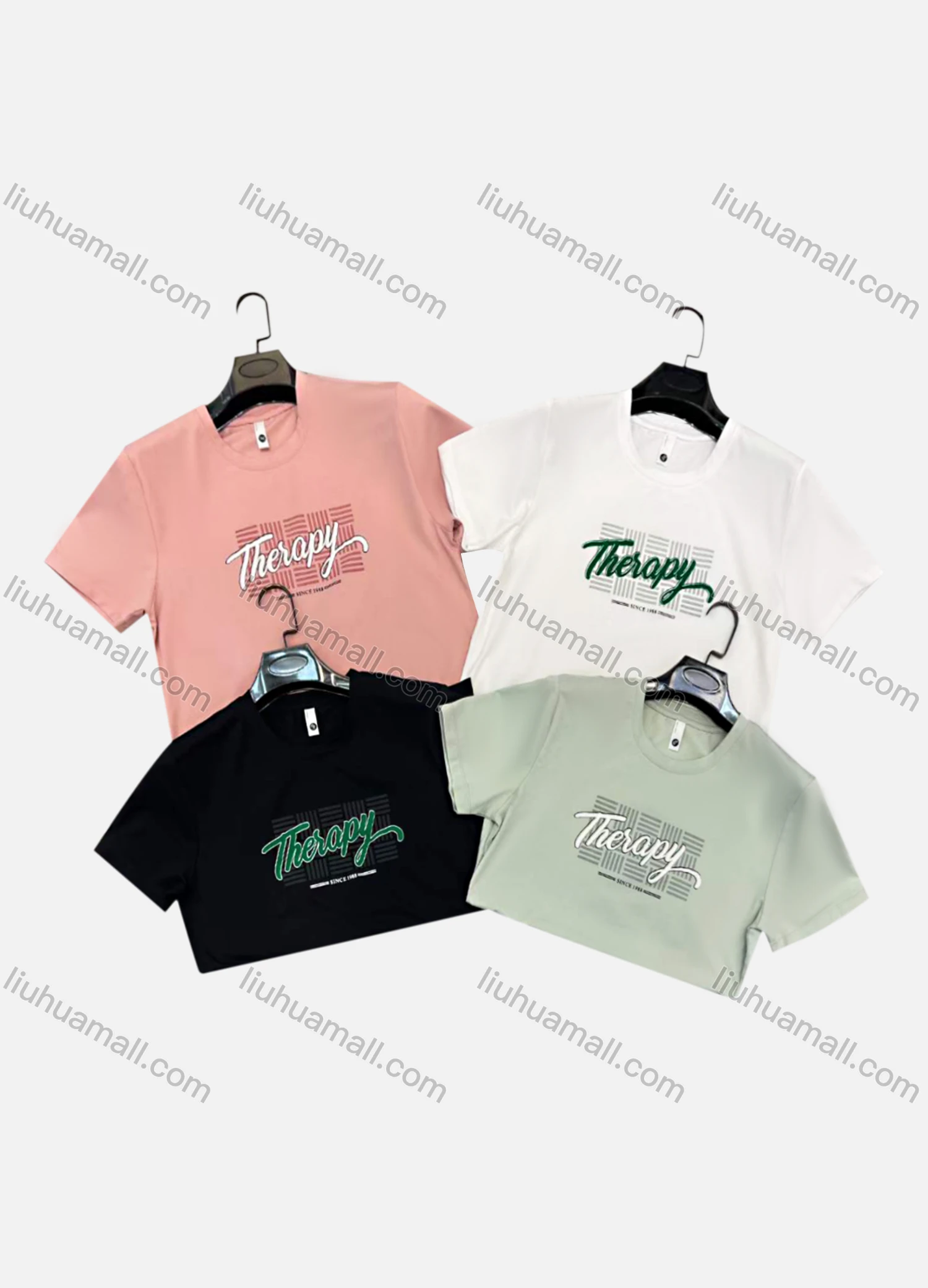 Wholesale Men's Casual Crew Neck Short Sleeve 100%Cotton T-shirt - Liuhuamall