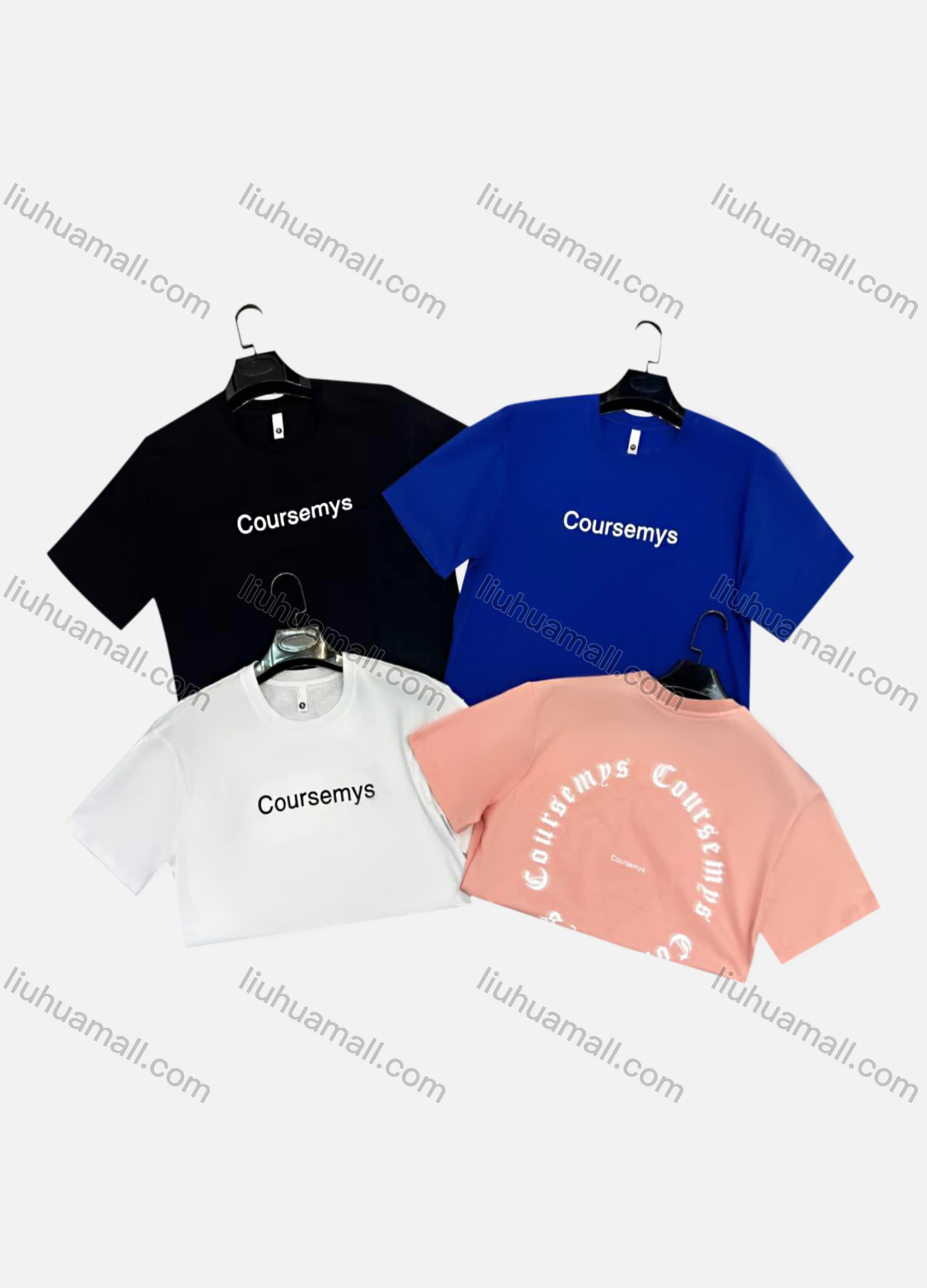 Wholesale Men's Casual Crew Neck Short Sleeve 100%Cotton T-shirt - Liuhuamall